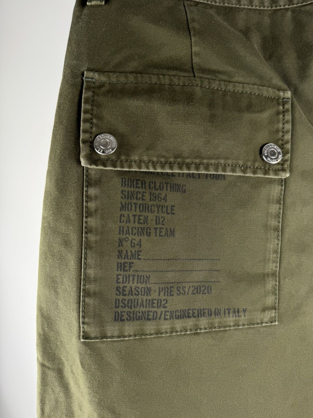 Dsquared2 Dsquared2 Sexy Cargo Biker Patch Cropped Pants Olive SS20 Size US 31 - 5 Thumbnail