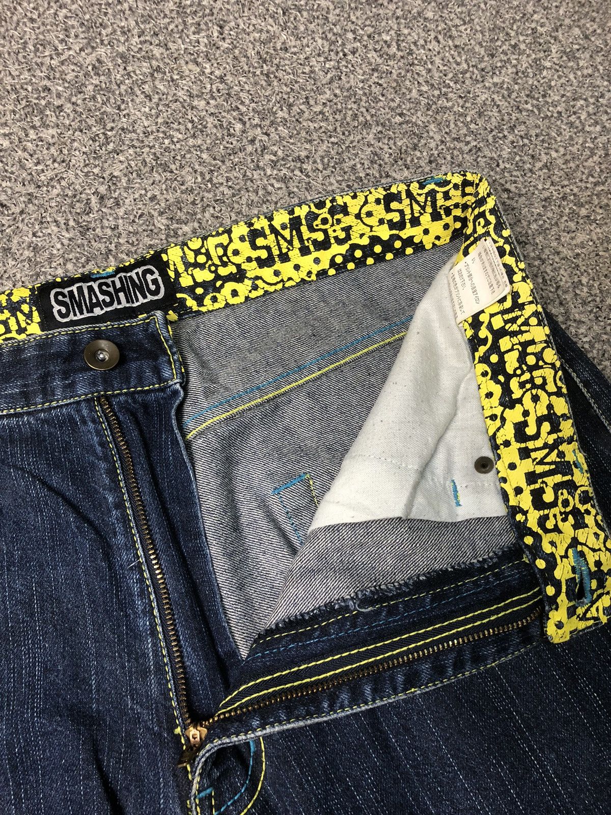 JNCO × Japanese Brand × Vintage Vintage Japanese Brands Smashing Baggy Jeans Size US 34 / EU 50 - 13 Thumbnail