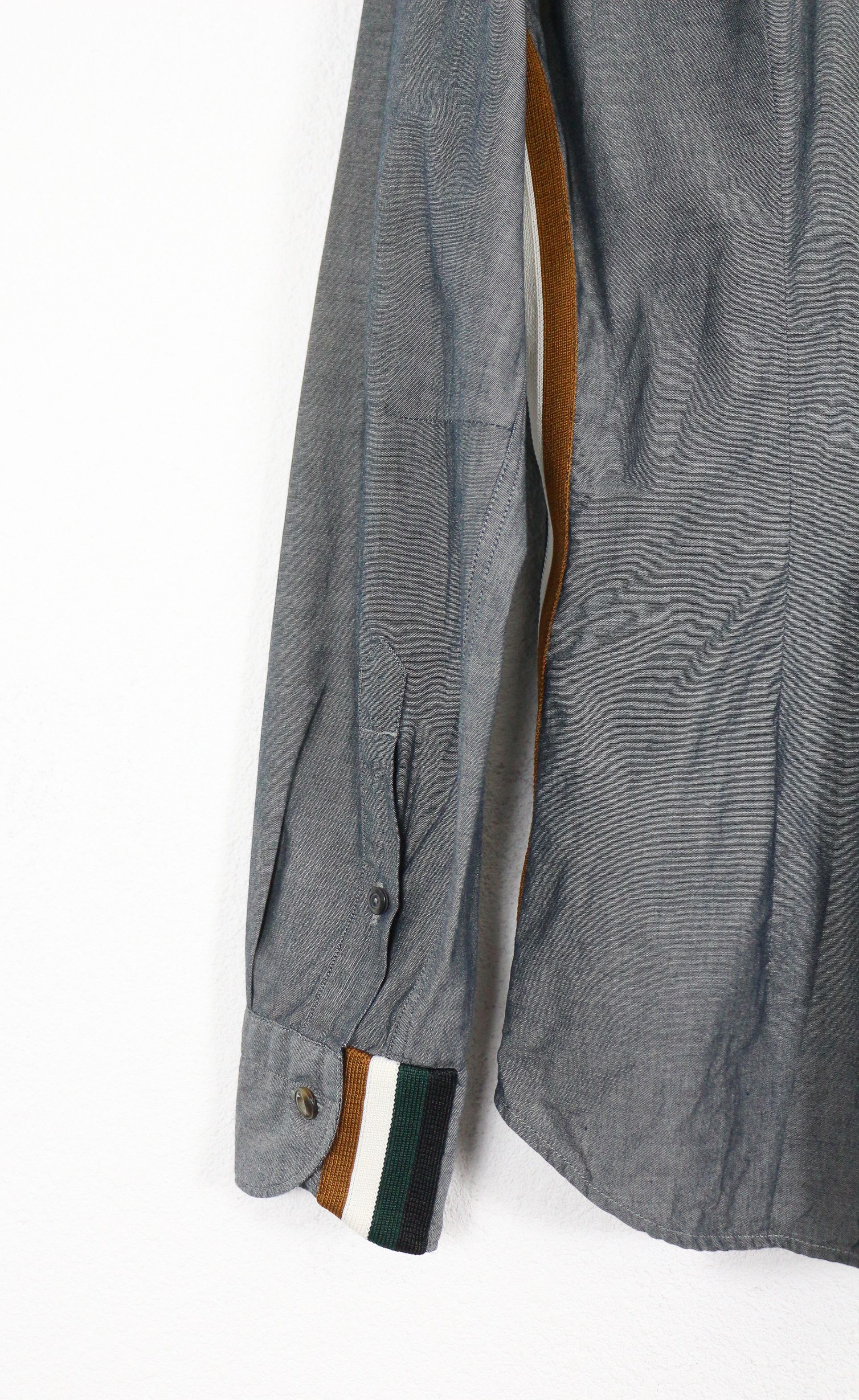 Tintoria Mattei Tintoria Mattei 954 Tape Applique Formal Shirt Size US M / EU 48-50 / 2 - 8 Thumbnail