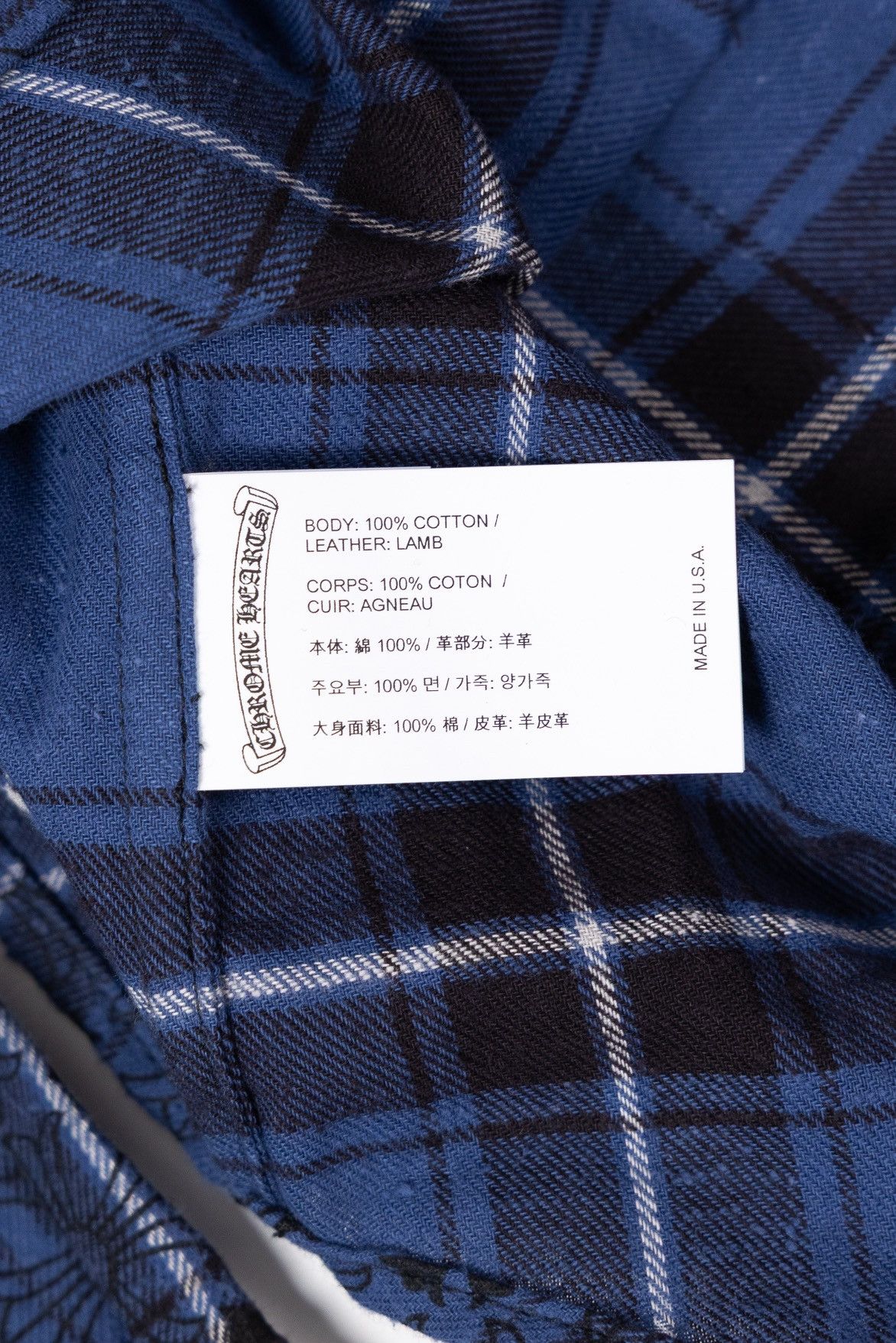 Chrome Hearts Chrome Hearts KIDS Cross Patch Flannel Shirt Size XXS / US 00 / IT 34 - 8 Thumbnail