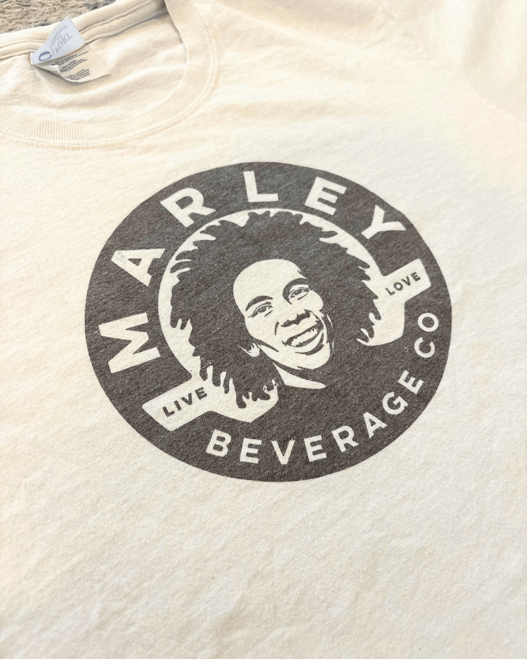 Band Tees × Bob Marley × Vintage Vintage Bob Marley Beverage Co. T-shirt Size US M / EU 48-50 / 2 - 1 Thumbnail