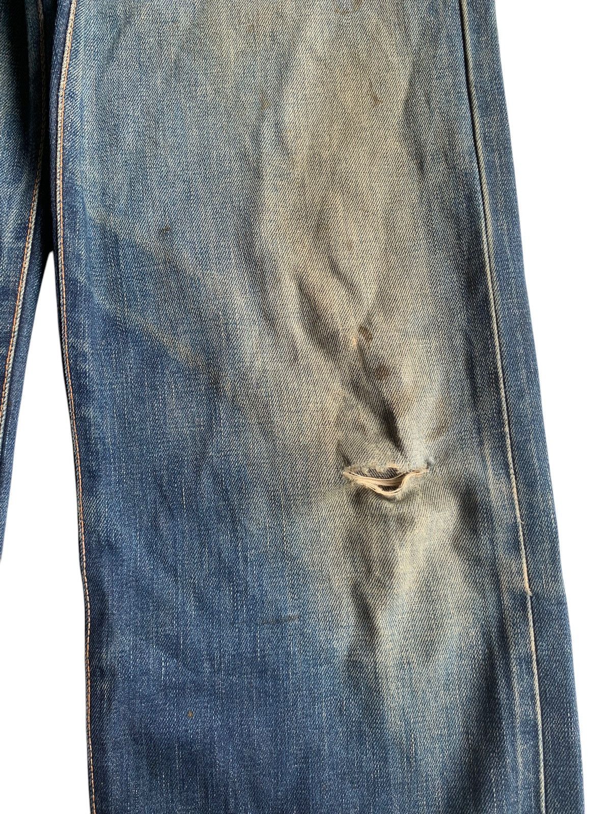 Edwin × Kapital × Vintage VINTAGE EDWIN 505X SELVEDGE JAPANESE DISTRESSED DENIM Size US 29 - 18 Thumbnail