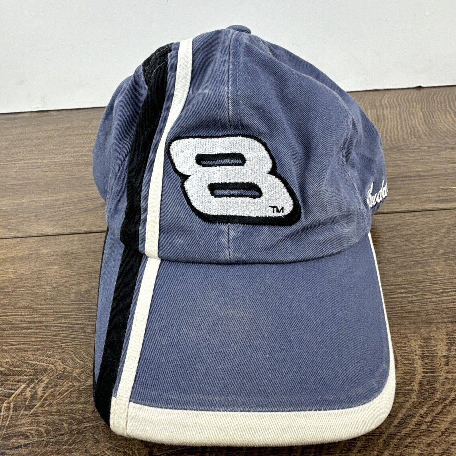 Other Dale JR 8 Hat Dale Earnhardt Junior Gray Hat Adjustable Adul Size ONE SIZE - 5 Thumbnail