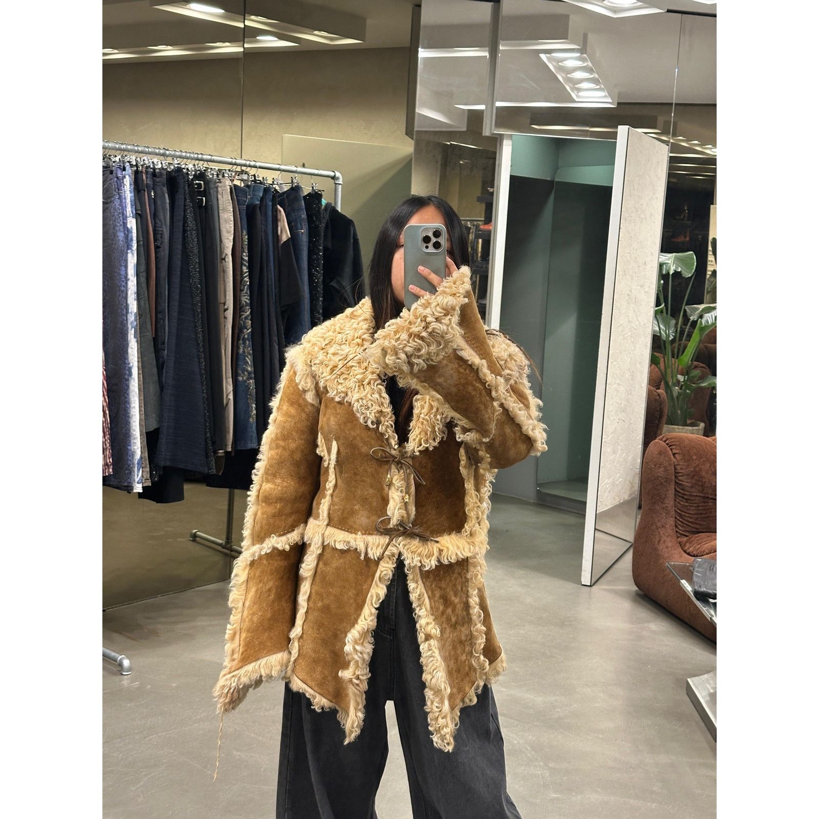 Roberto Cavalli A/W1999 Roberto Cavalli shearling patchwork jacket Size S / US 4 / IT 40 - 3 Thumbnail