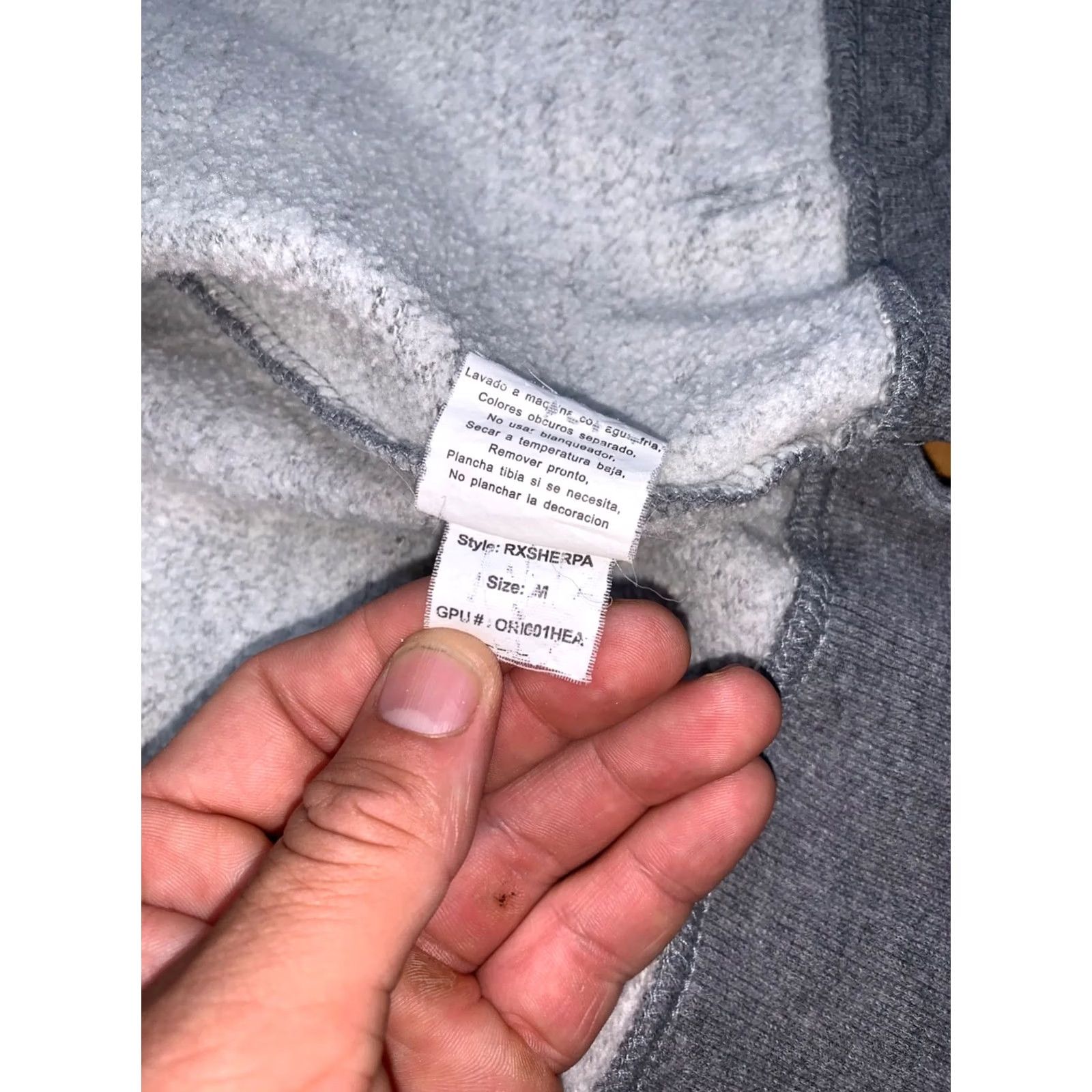 Vintage Roxy Jacket Womens M Gray Hooded Full Zip Surf Beach Y2K Style, Regular Fit, Cotton Blend, Winter Fall, Casual, 13167 Size M / US 6-8 / IT 42-44 - 5 Thumbnail