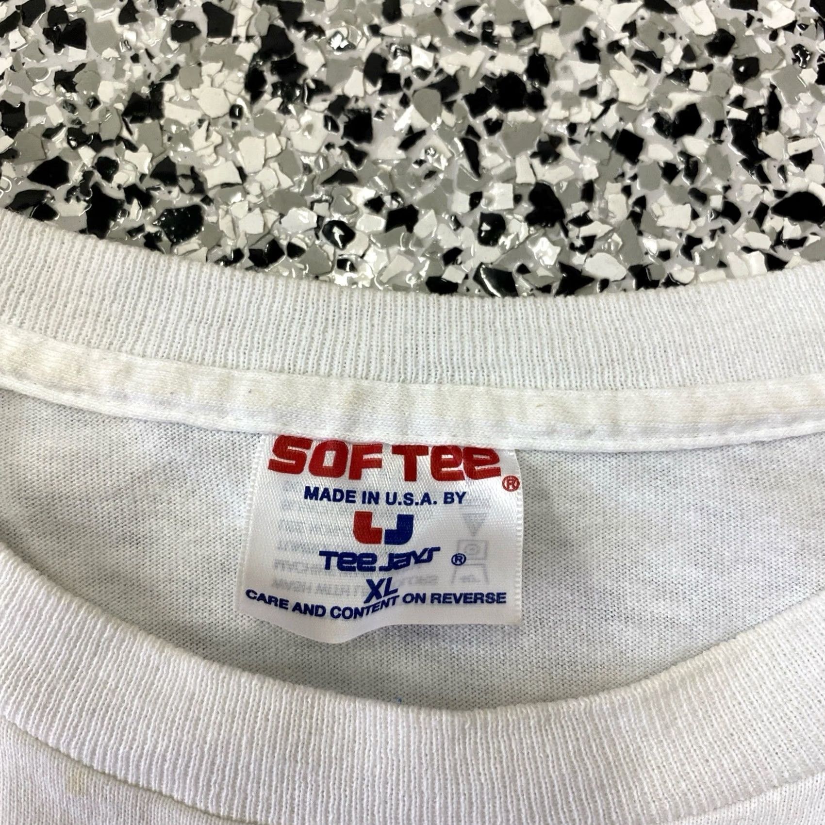 Vintage VINTAGE Single Stitch T Shirt XL White Graphic Tee Smiley Face "Chicks Dig Me!" Mens Size US XL / EU 56 / 4 - 3 Thumbnail