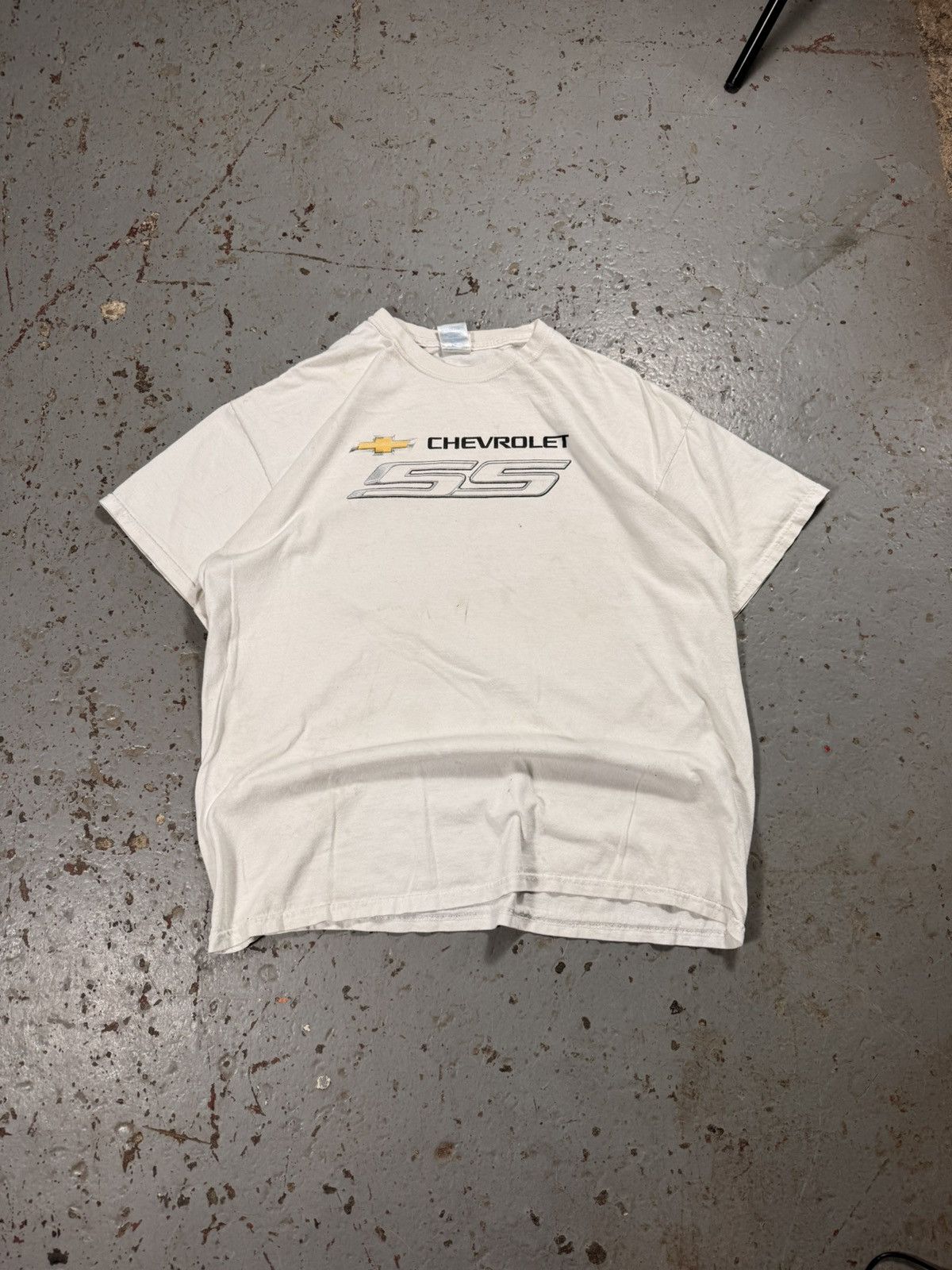 Vintage Vintage Chevy SS Racing Distressed Tee Size US XL / EU 56 / 4 - 8 Thumbnail