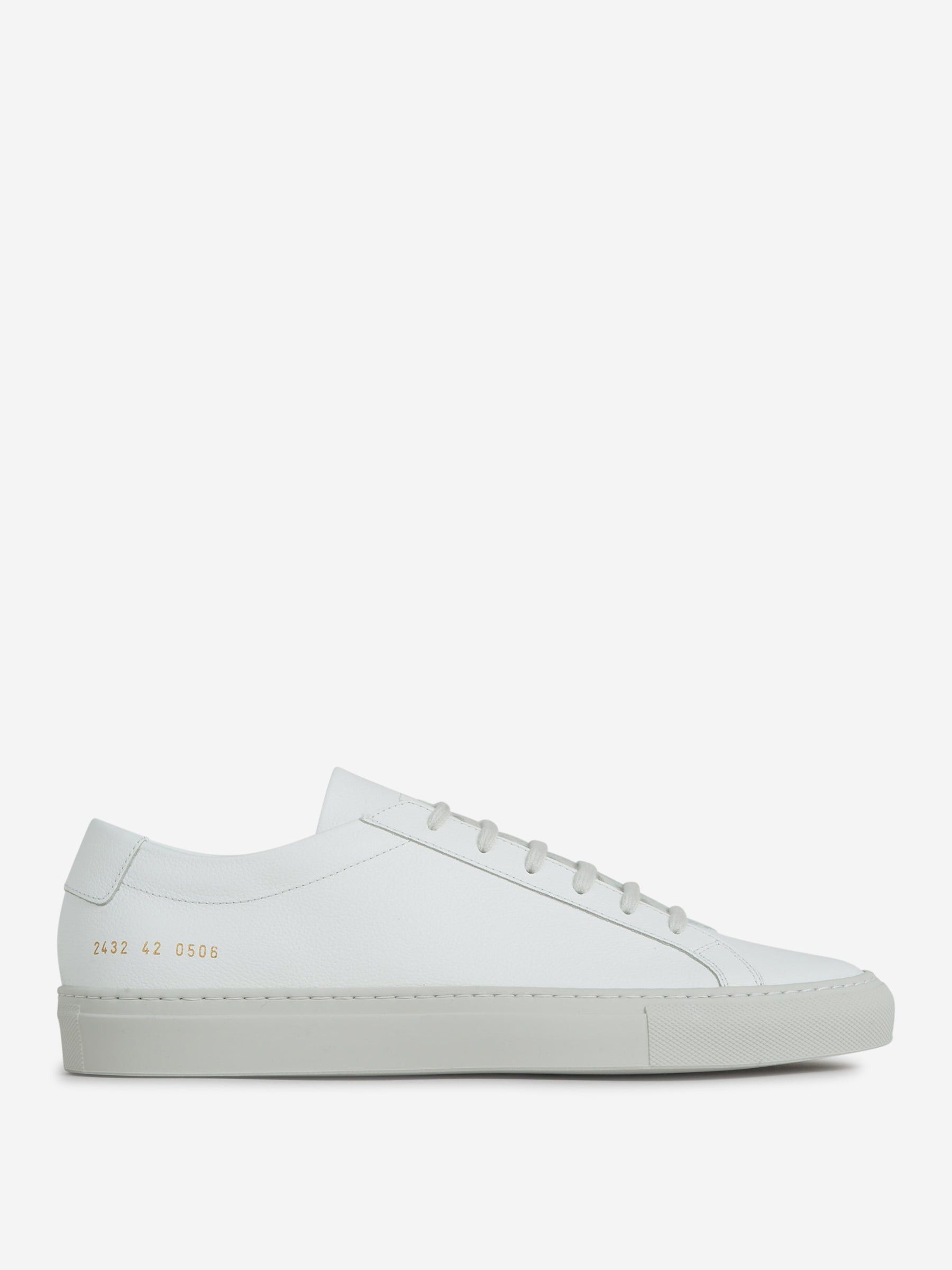 Common Projects CP Achilles Contrast Bumpy White 2432 0506 US 9 EU 42 Size US 9 / EU 42 - 2 Thumbnail