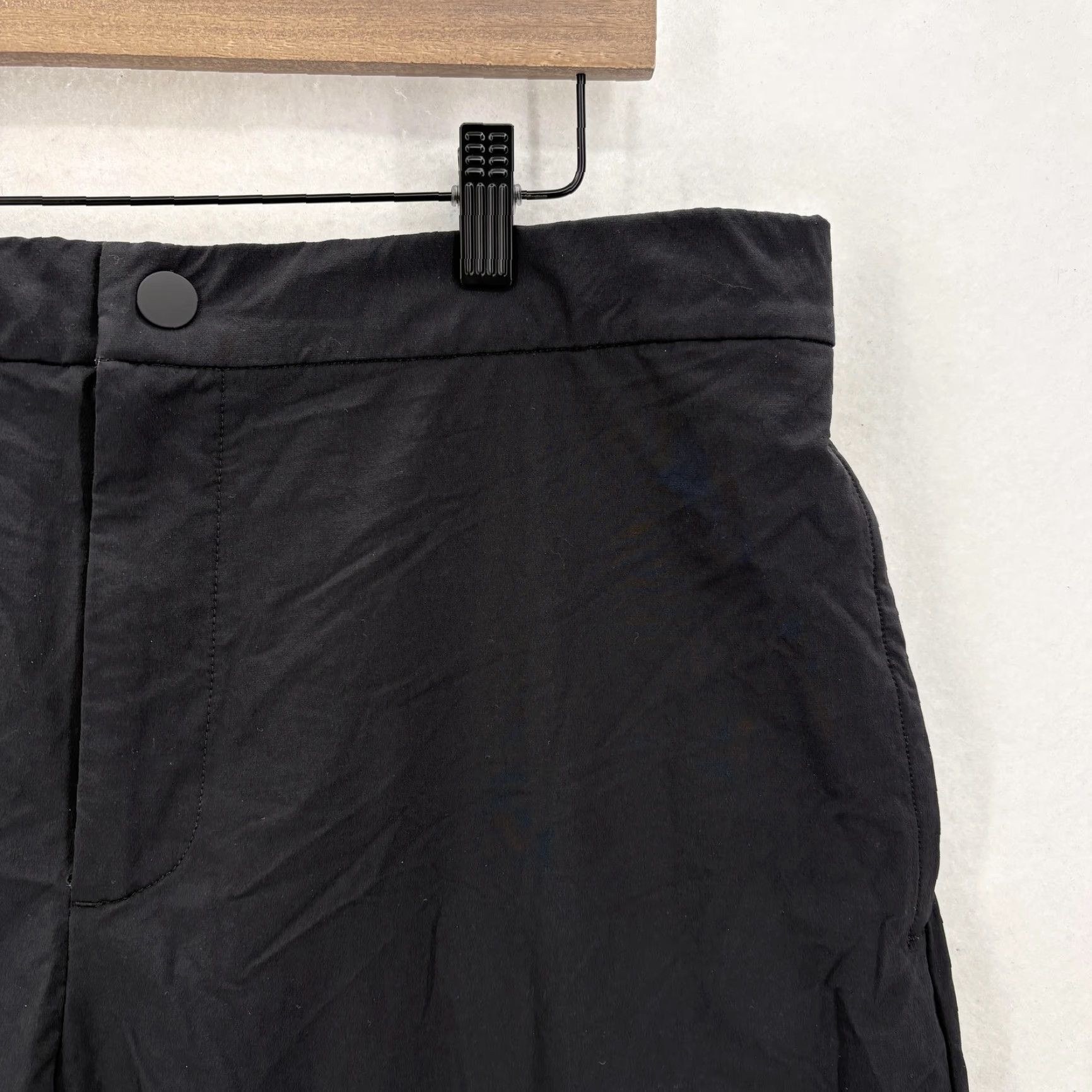 Vintage VRST Water Repellent Slim Fit Tapered Pants Mens XL Black Jogger Size US 36 / EU 52 - 3 Thumbnail