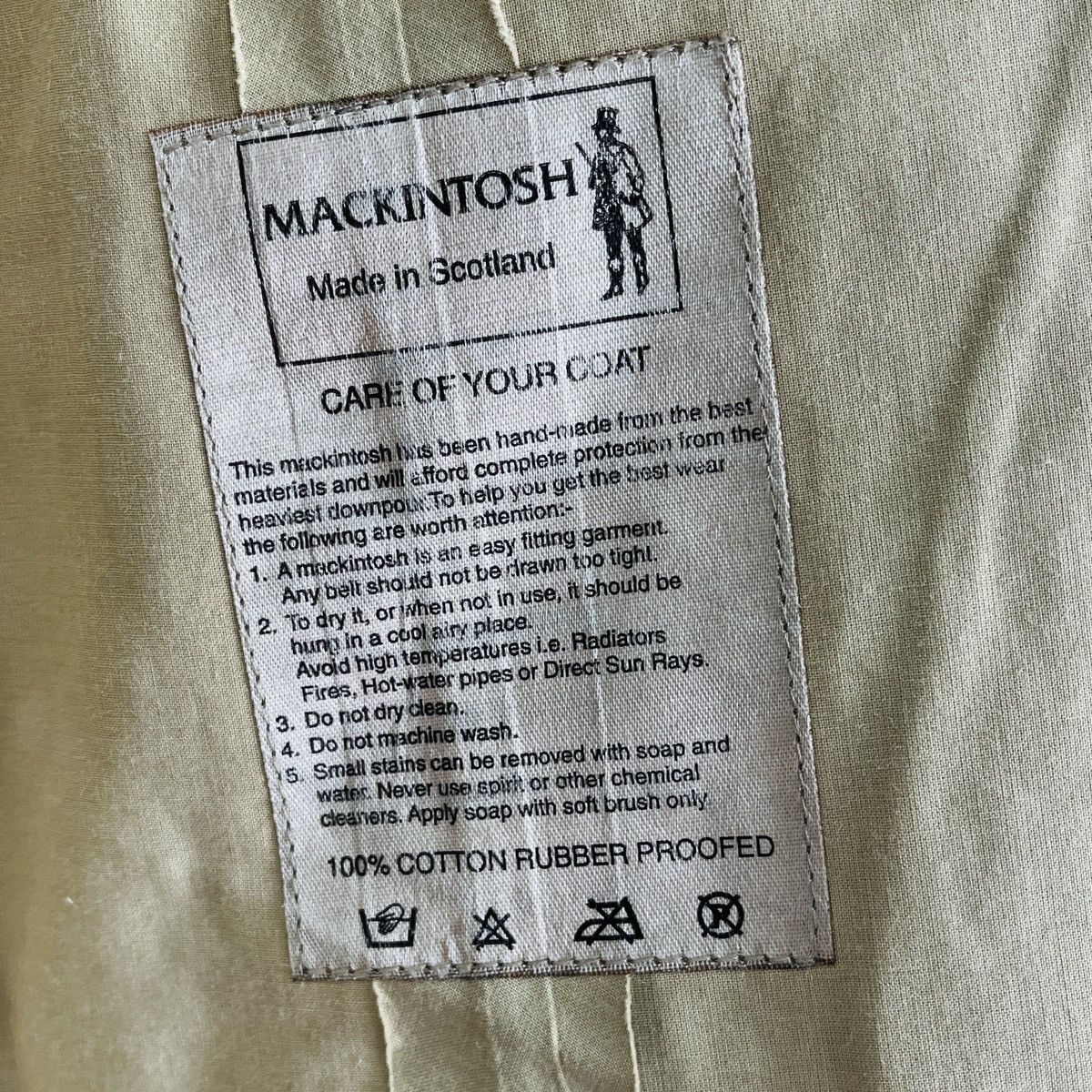 Mackintosh Mackintosh Trench Coat Made In Scotland Handmade Jacket Size US S / EU 44-46 / 1 - 18 Thumbnail
