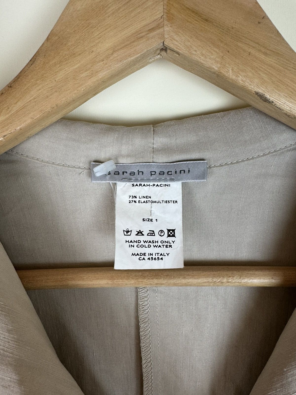 Hysteric Glamour × Sarah Pacini Sarah Pacini 2in1 jacket dress bubble balloon hem linen Size S / US 4 / IT 40 - 8 Thumbnail