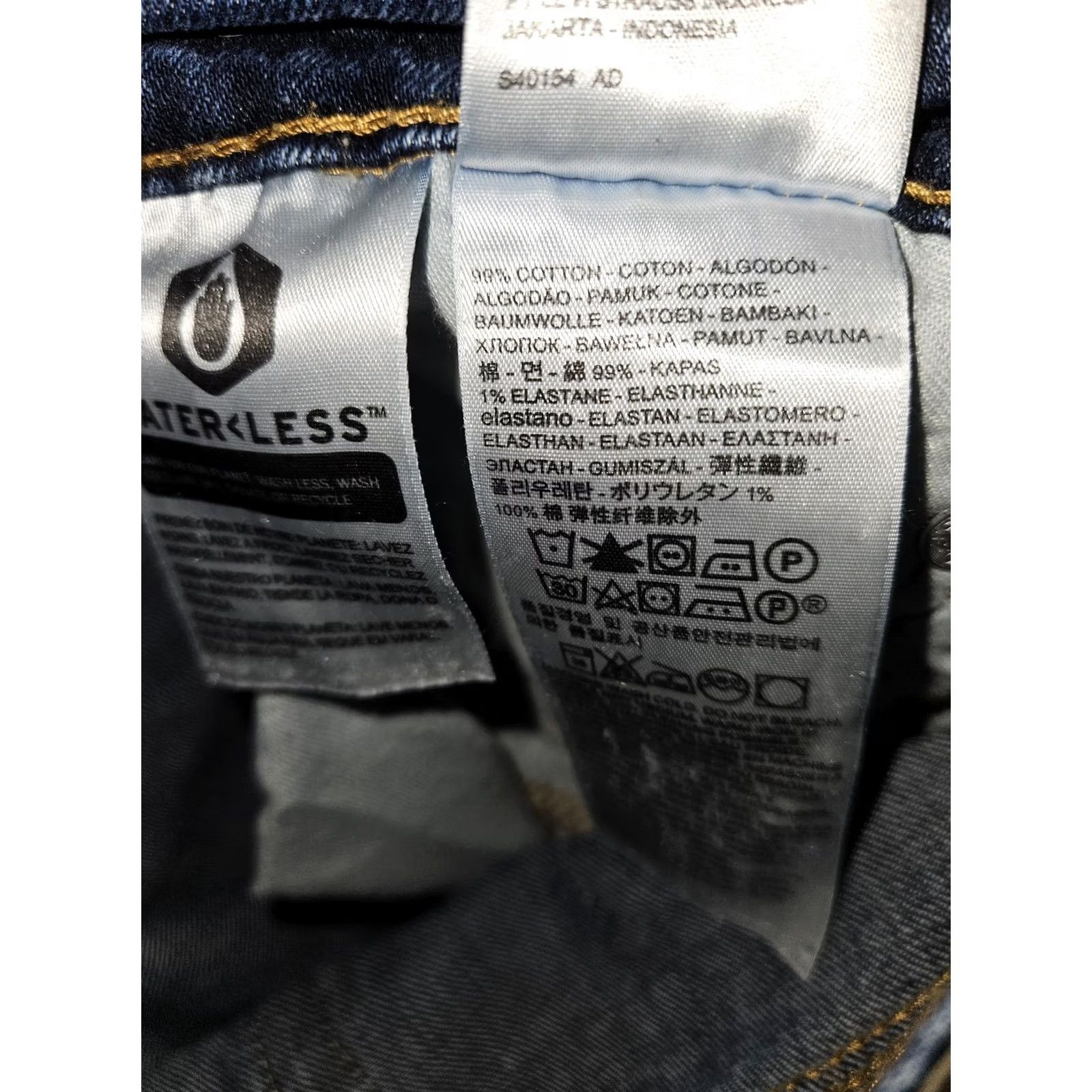 Levi's Levi's 505 Jeans Men 42x32 Blue Stretch Straight Leg Denim Big & Tall Size US 42 / EU 58 - 7 Thumbnail