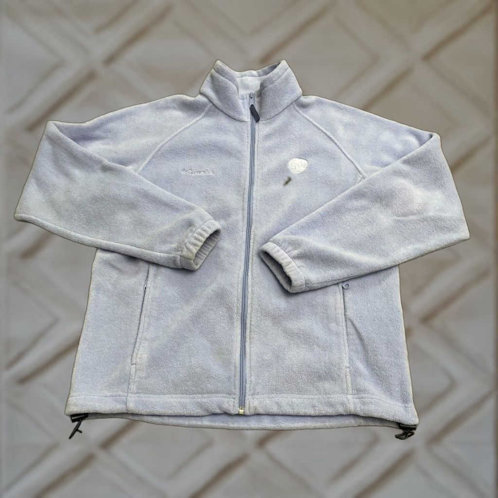 Vintage Columbia Benton Springs Fleece Jacket Women Large Purple Full Zip Outdoor Hiking Womens Size L / US 10 / IT 46 - 1 Thumbnail