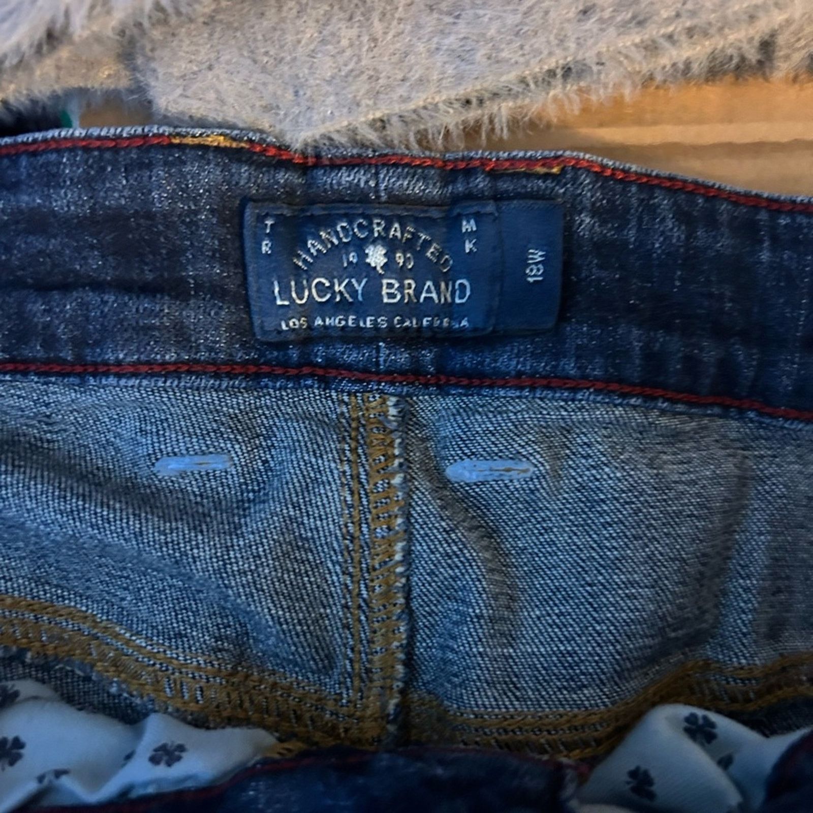 Lucky Brand Lucky Brand Emma Straight Leg Jeans Size 36" / US 14 / IT 50 - 3 Thumbnail