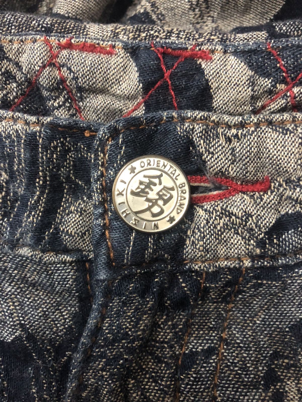 Japanese Brand × Vintage Nishiki shorts denim pants Size US 35 - 6 Thumbnail