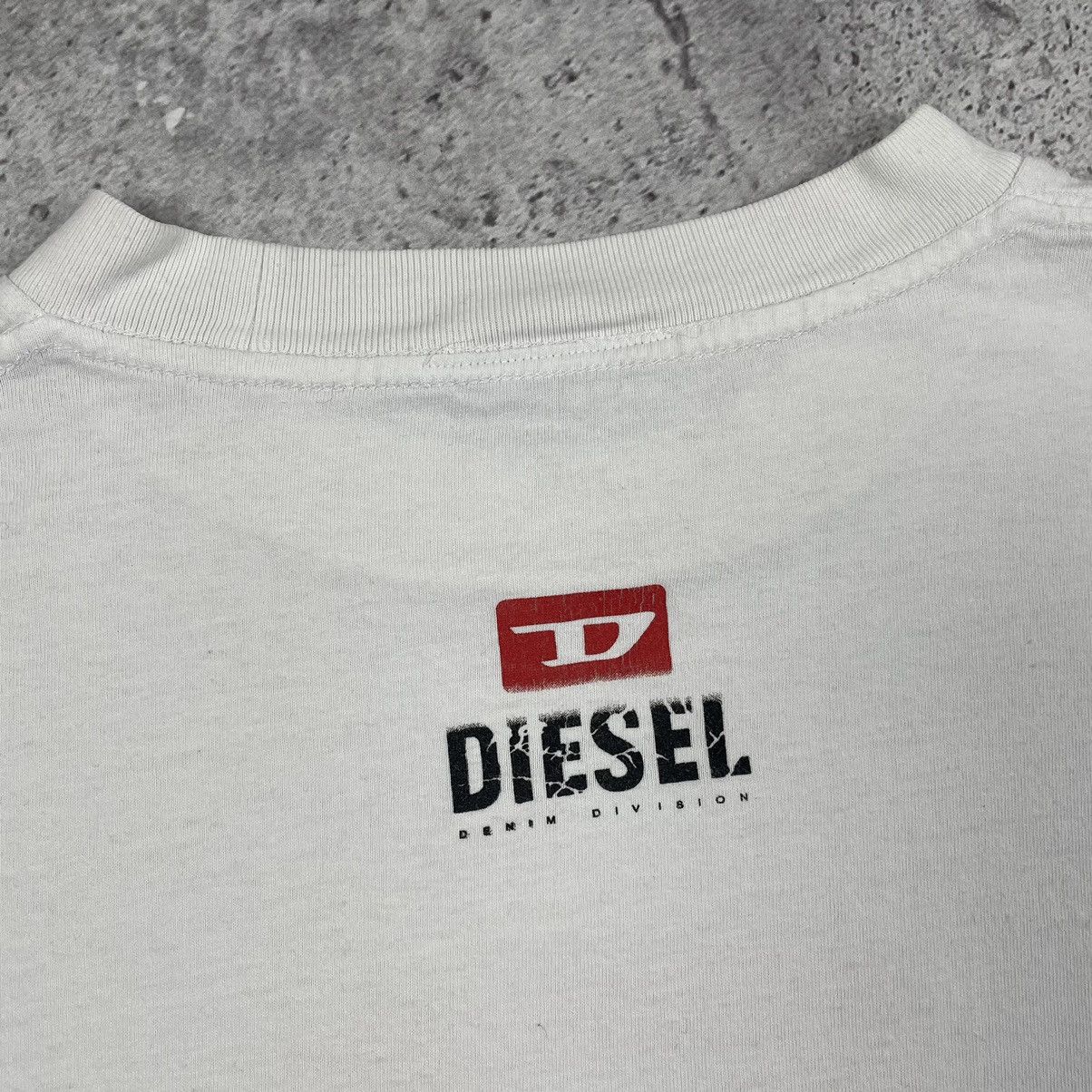 Diesel × Vintage RARE Diesel Vintage 90s Big Logo T Shirt Size US XL / EU 56 / 4 - 7 Thumbnail