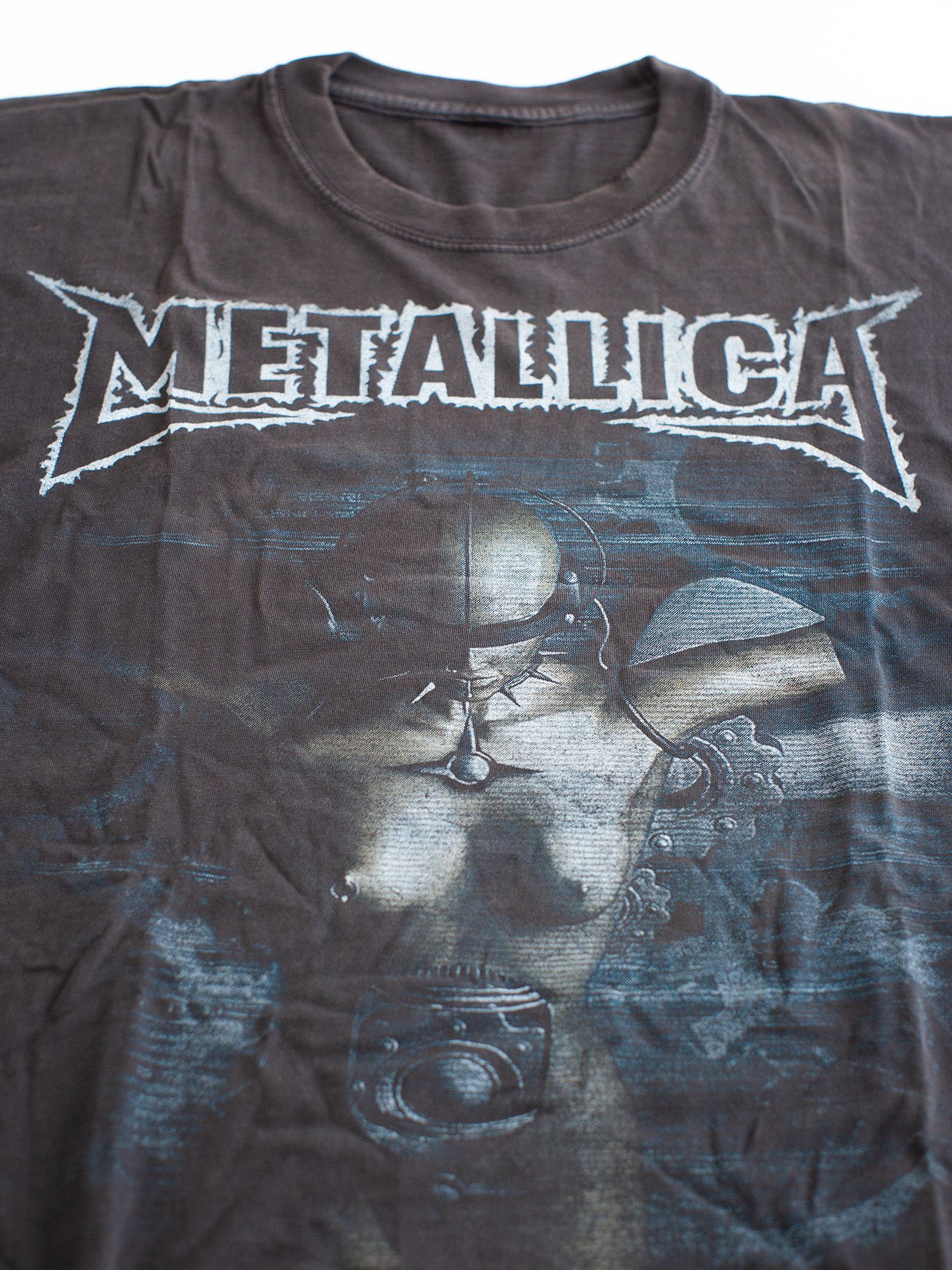 Vintage Vintage 90s / 00s Metallica Cyberpunk Bootleg T-Shirt Size US L / EU 52-54 / 3 - 4 Thumbnail