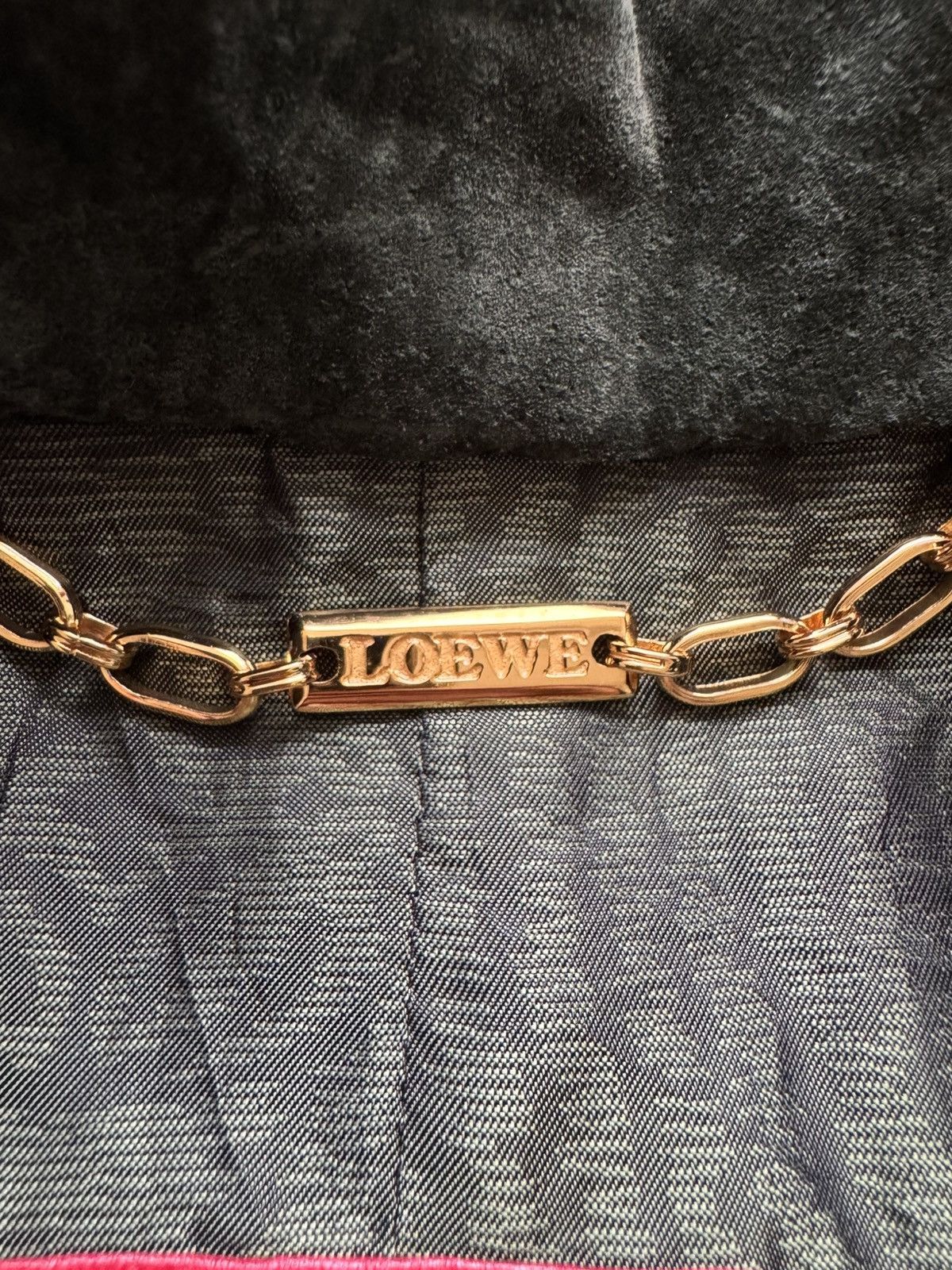 Loewe VERY RARE VINTAGE JACKET COAT LOEWE LEATHER SUEDE Size US M / EU 48-50 / 2 - 7 Thumbnail