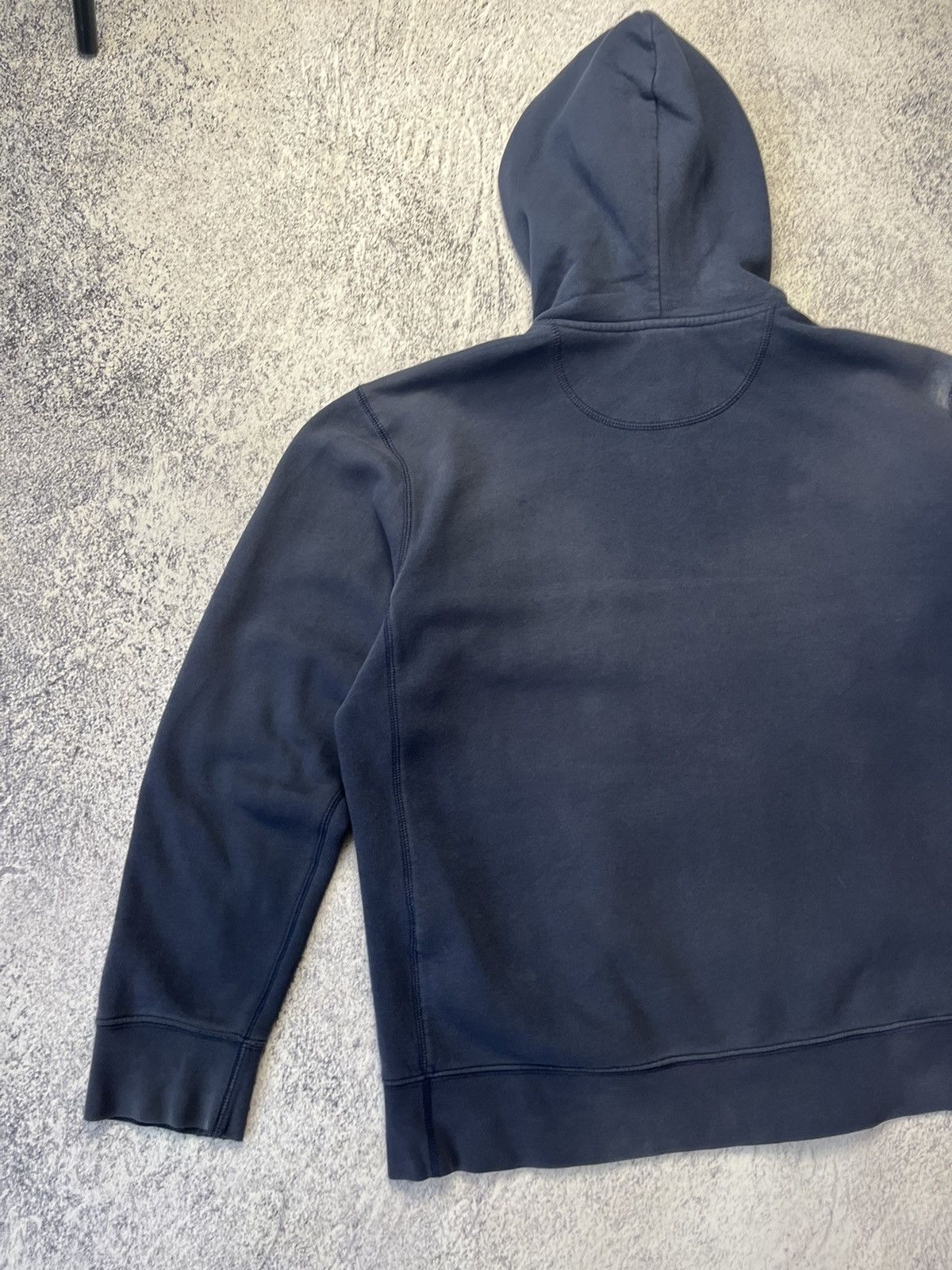 Nike Vintage Nike Distressed Zip Up Hoodie Swoosh Drill Size US L / EU 52-54 / 3 - 22 Thumbnail