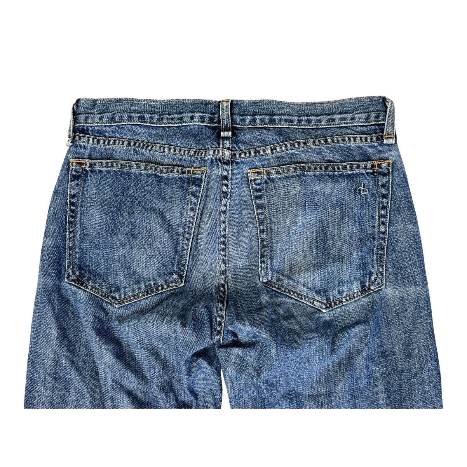 Rag & Bone RAG & BONE For Intermix Boyfriend Jeans Buckley Blue Sz 24 Size 24" / US 00 / IT 34 - 7 Thumbnail