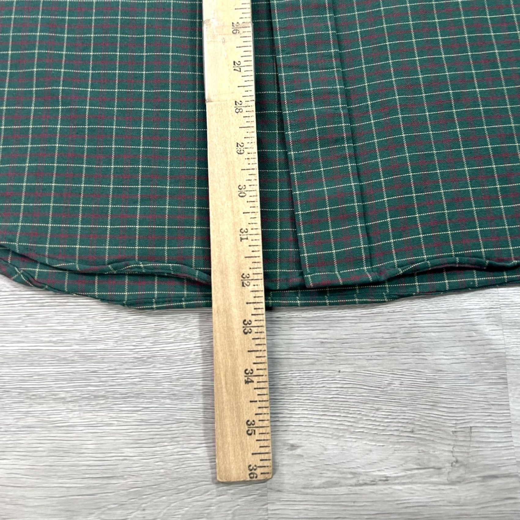 Vintage VINTAGE L.L. Bean Shirt Mens XL Green Plaid Long Sleeve Button Up Made In USA Size US XL / EU 56 / 4 - 6 Thumbnail