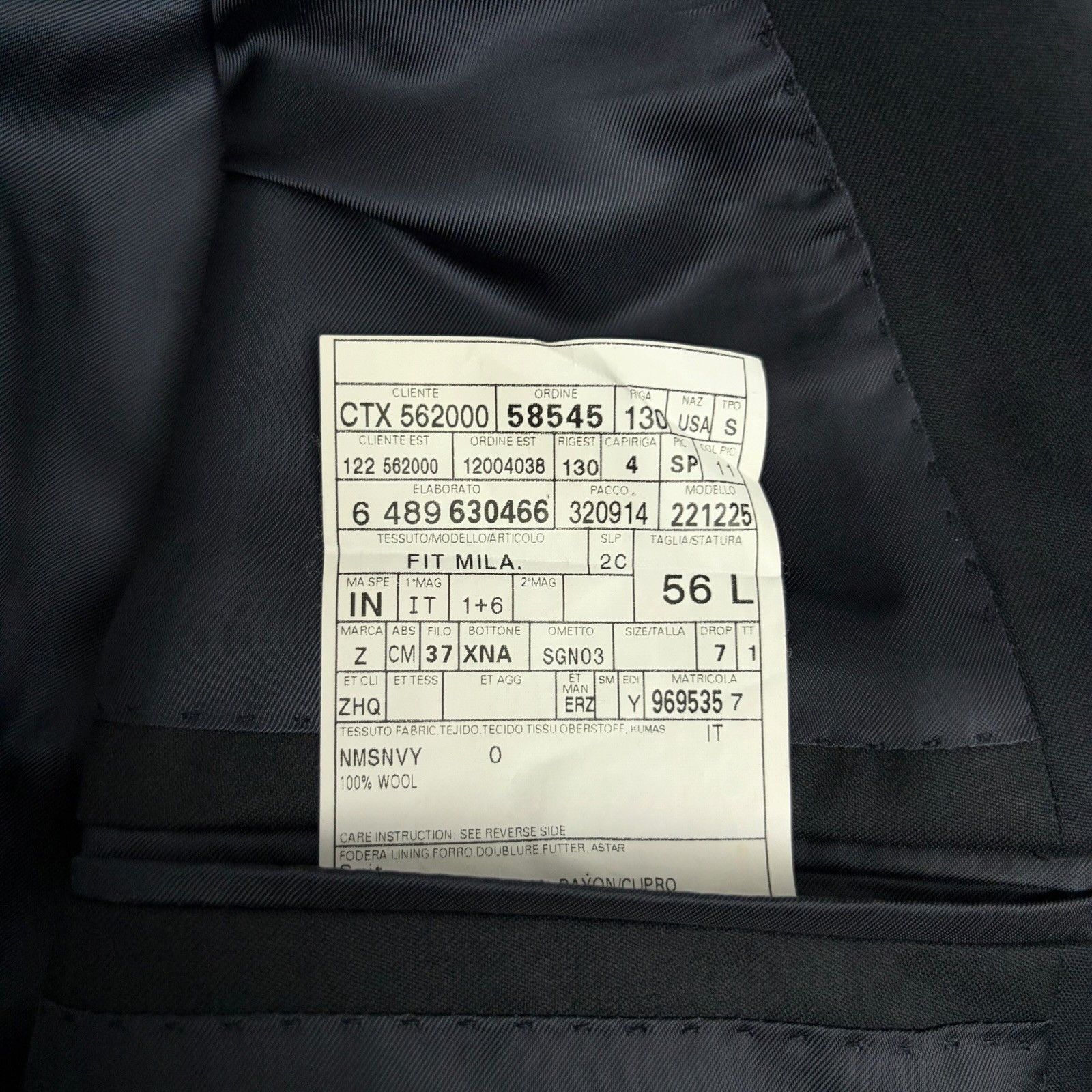 Ermenegildo Zegna ZEGNA Luxury Blazer Business Casual Formal Jacket 46L Size 46L - 7 Thumbnail