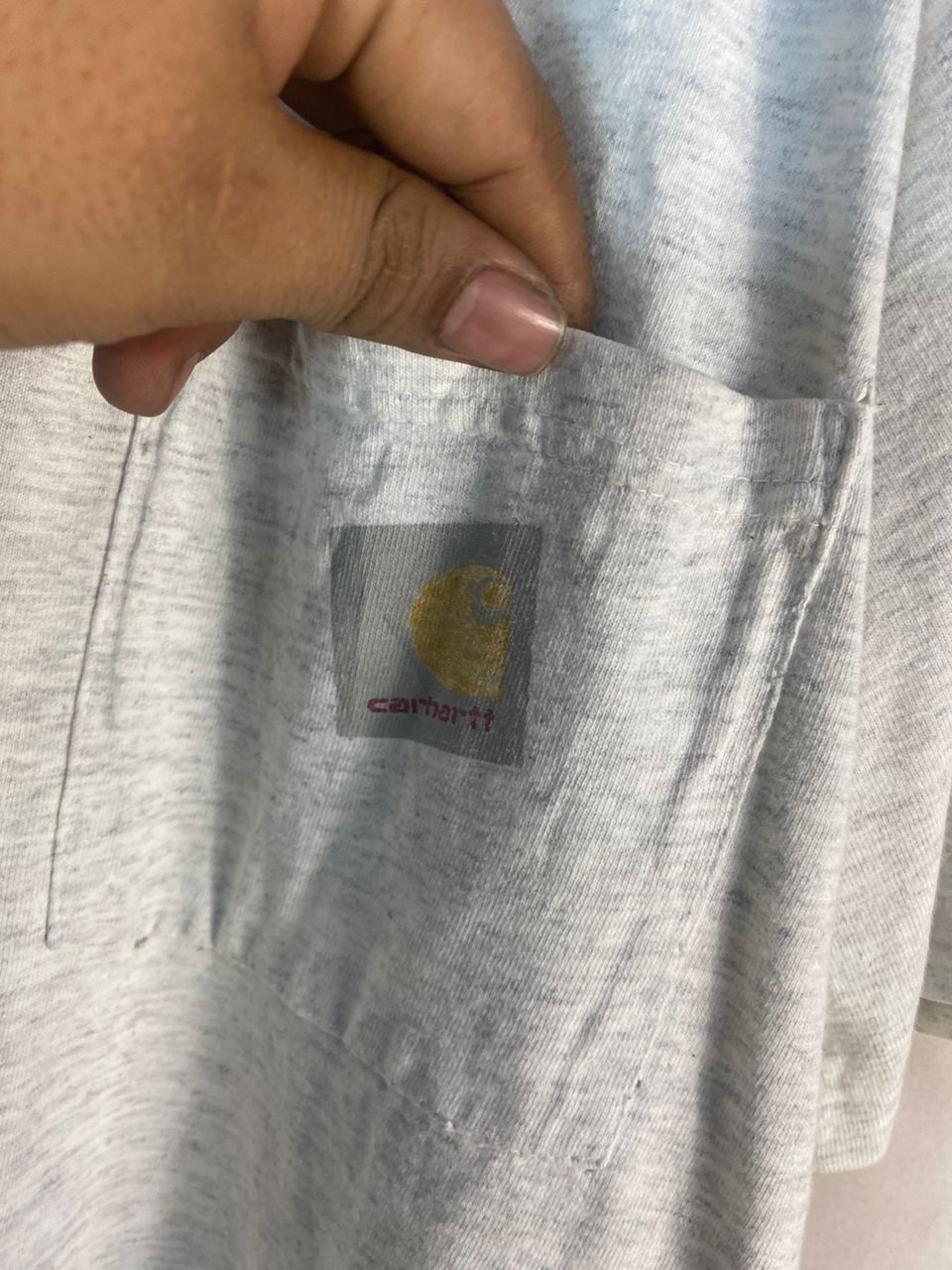 Carhartt × Vintage Vintage Carhartt single pocket tshirt Size US XL / EU 56 / 4 - 4 Thumbnail