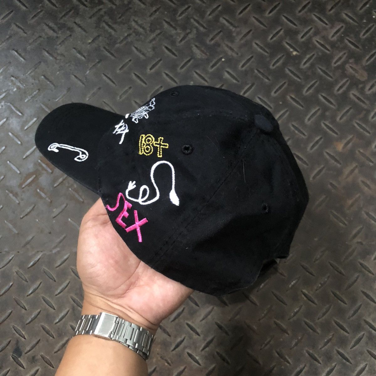 Japanese Brand Fucking Anarchy Embroidery Japanese Brand Casual Hat Size ONE SIZE - 7 Thumbnail
