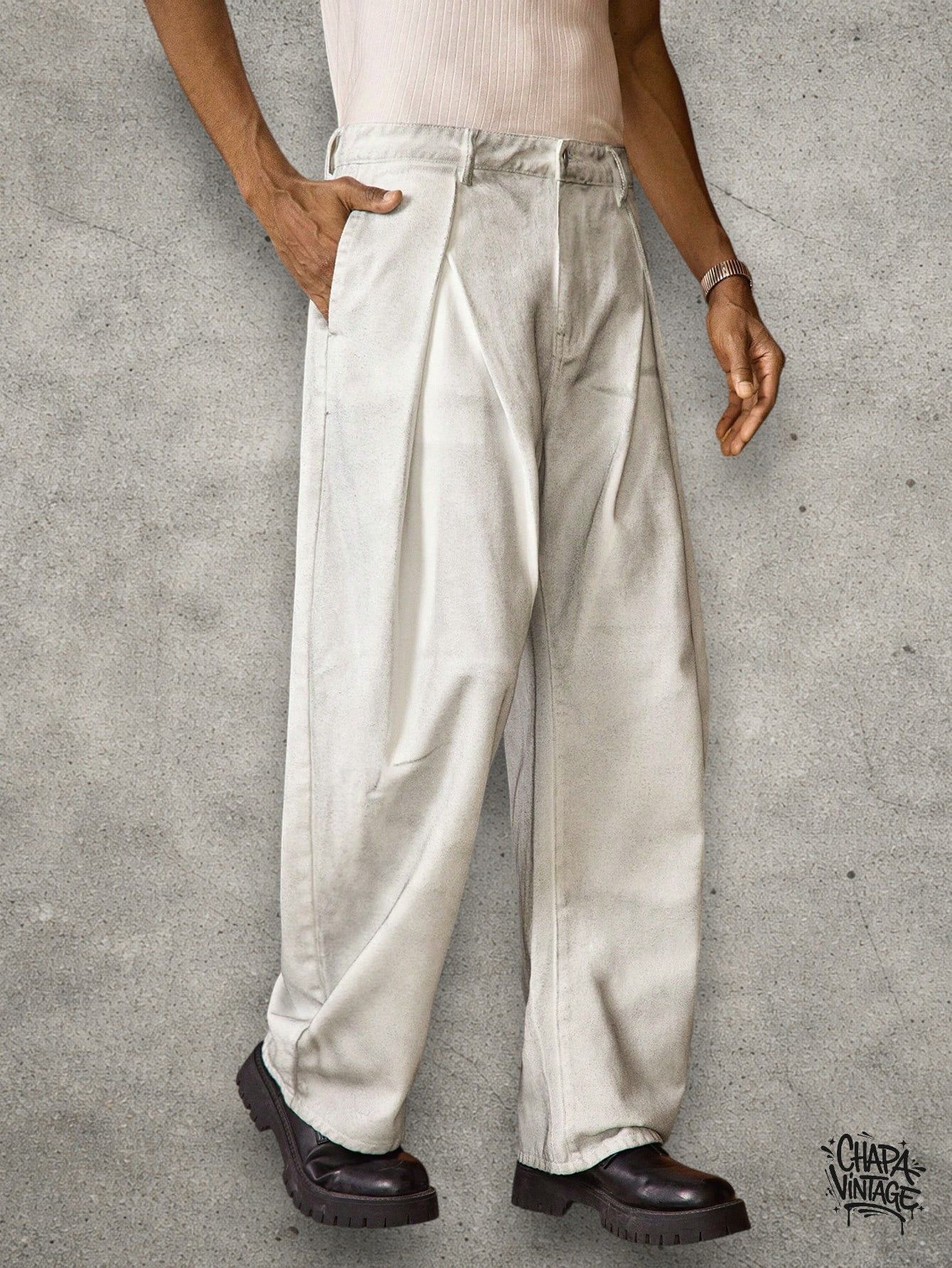 Vintage Straight leg vintage jeans Size US 32 / EU 48 - 3 Thumbnail