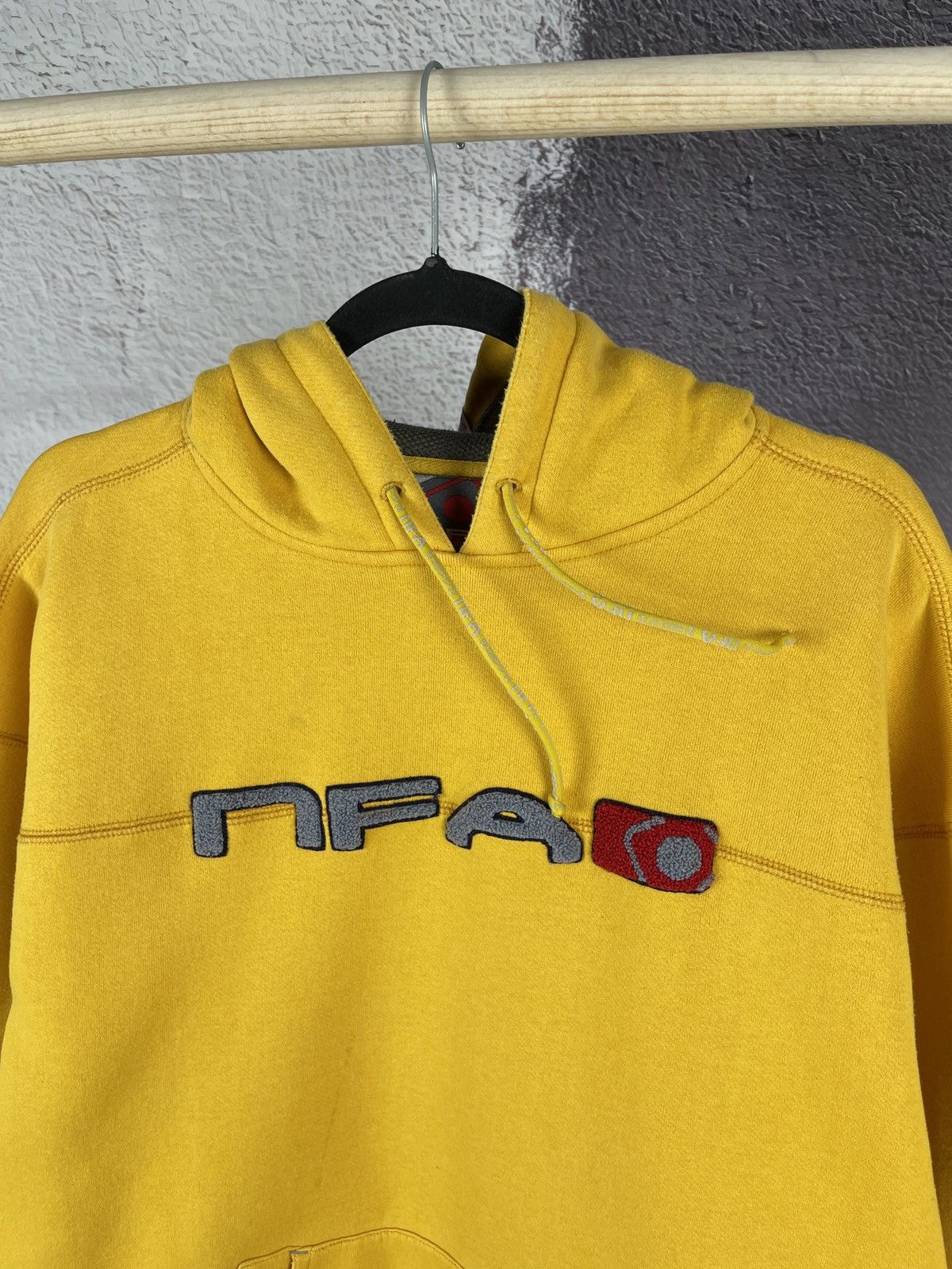 Hook-Ups × Vintage NFA Skateboarding vintage box logo orange hoodie rare Size US XL / EU 56 / 4 - 4 Thumbnail