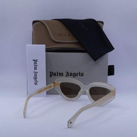 Palm Angels Palm Angels PERI10F MIRACLE 6164 Sunglasses Sand Cat Eye Size ONE SIZE - 11 Thumbnail