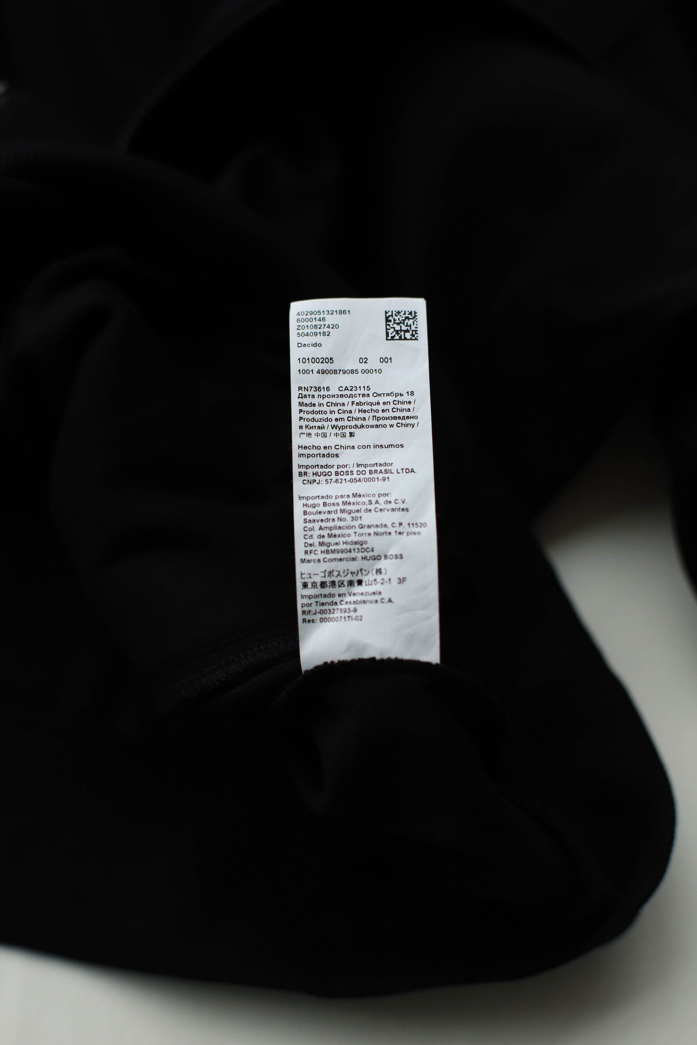 Hugo Boss Hugo Boss Dacido Full Zip Sweatshirt Black Size US XL / EU 56 / 4 - 13 Thumbnail