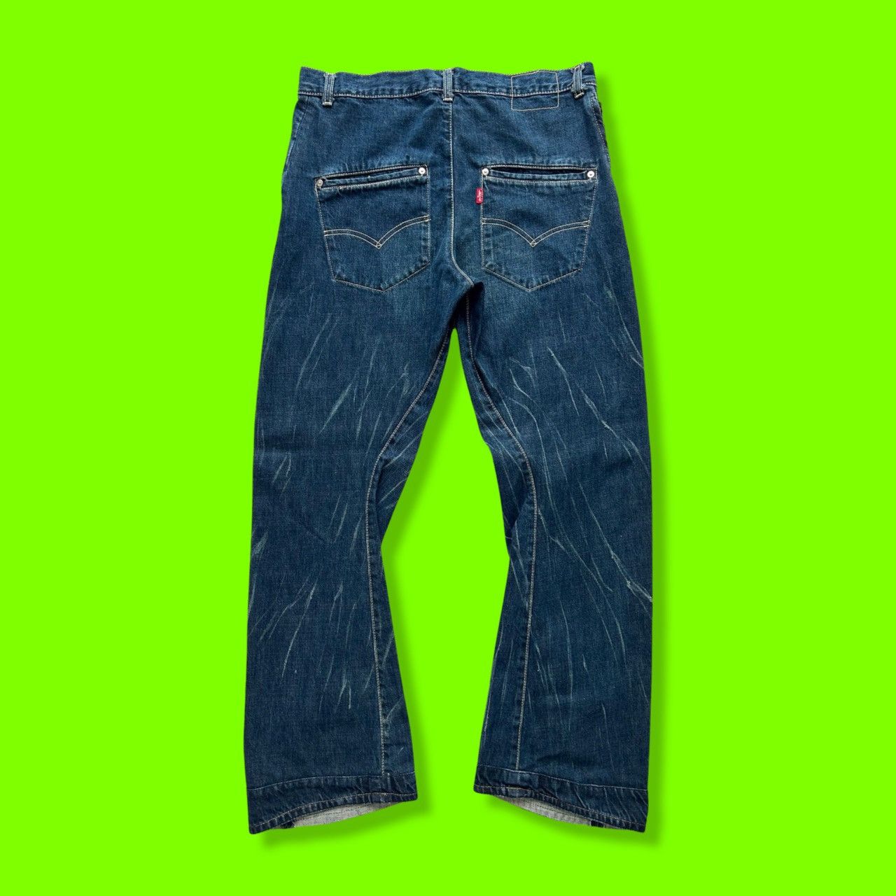 Levi's Y2K Vintage Levi’s Reworked Flare Jeans Unisex Size US 34 / EU 50 - 2 Thumbnail