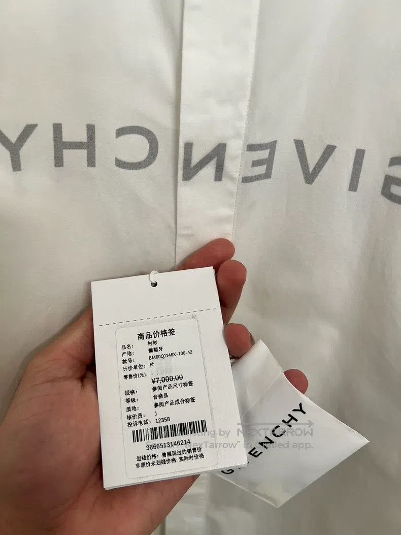 Givenchy Givenchy Size42 White Shirt (Size 42) Size US M / EU 48-50 / 2 - 8 Thumbnail