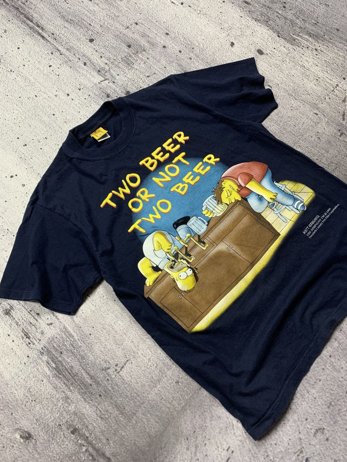 Designer × The Simpsons × Vintage The Simpsons Tee Vintage Merch 90x Beer Logo Y2k Gomer Style Size US M / EU 48-50 / 2 - 2 Thumbnail