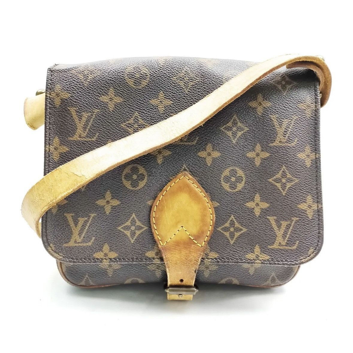 90's LOUIS VUITTON Saumur 35 Authentic Vintage Monogram Crossbody Messenger  Bag