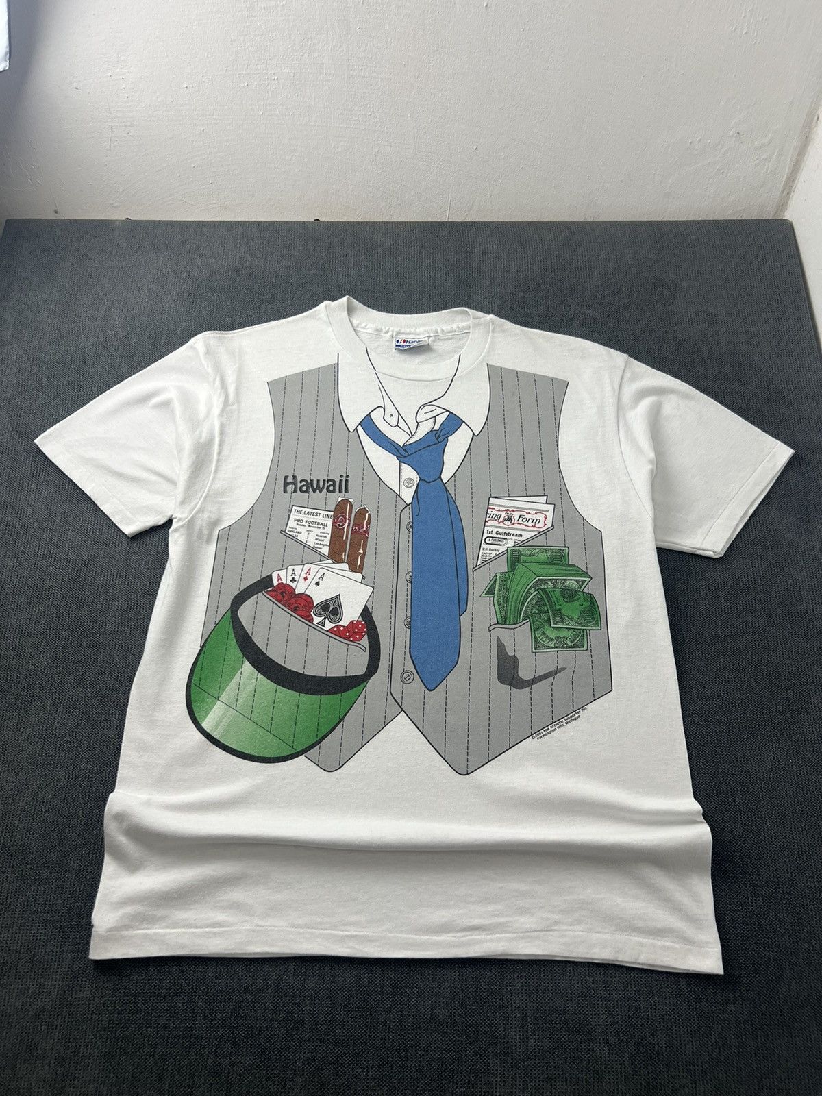 Other Vintage Hawai All Over Print Casino Gambler Cigar Size US XL / EU 56 / 4 - 3 Thumbnail