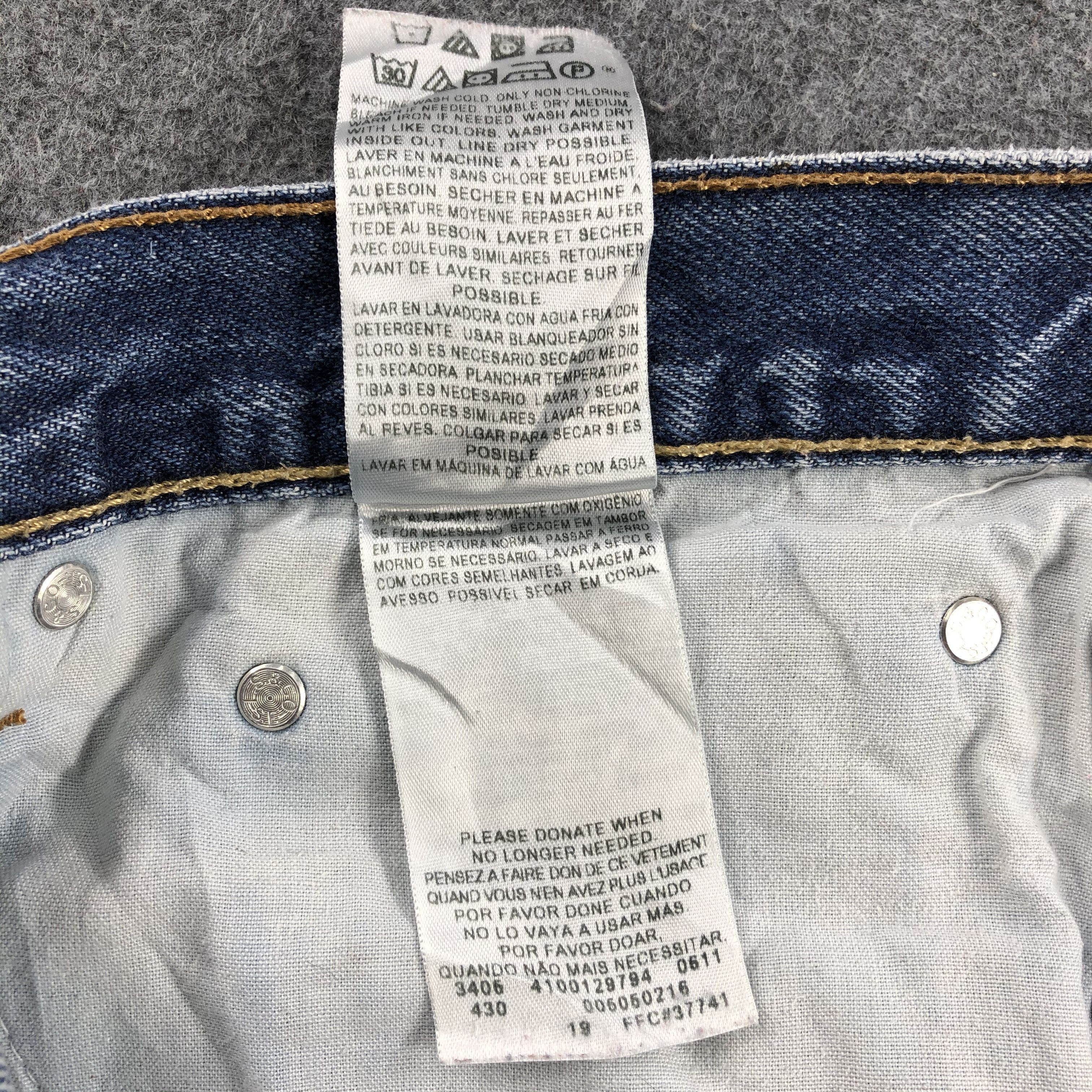Levi's × Vintage Vintage Levis 505 Jeans-JM1107A Size US 35 - 11 Thumbnail