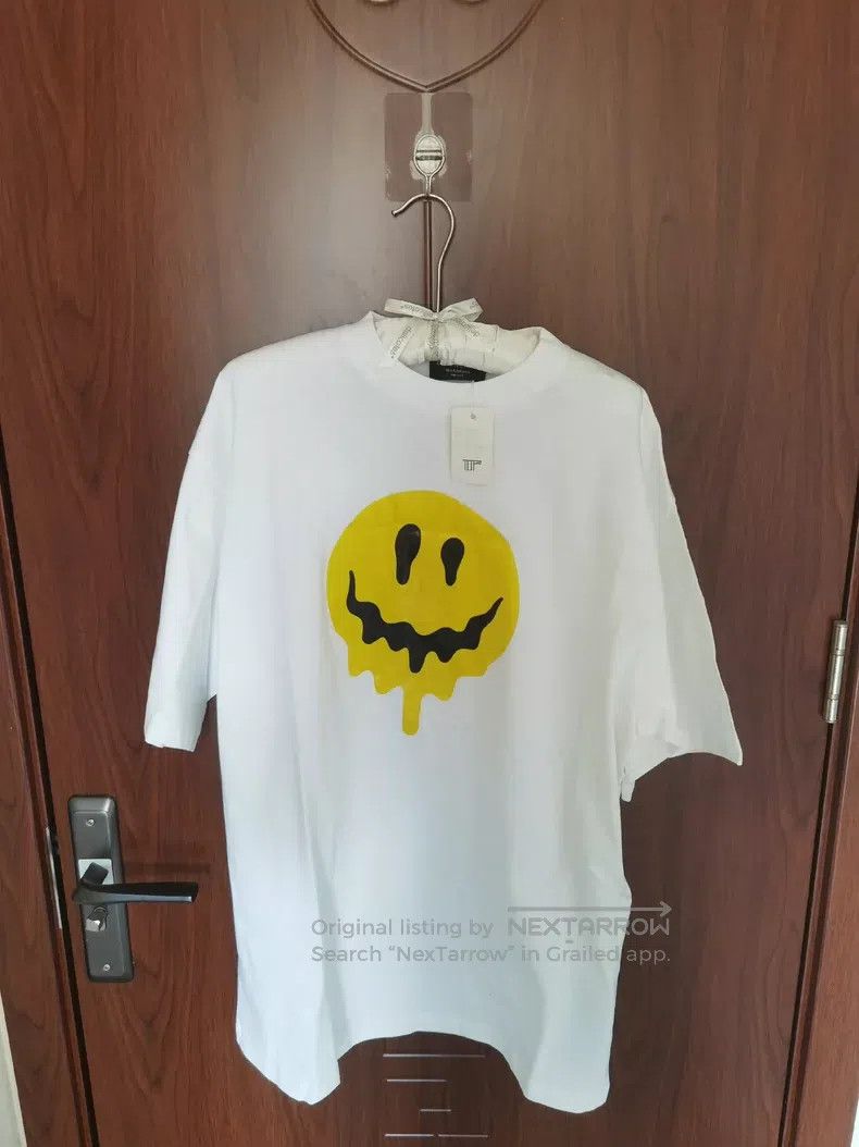 Balenciaga Smiley Short-Sleeve T-Shirt Size S
