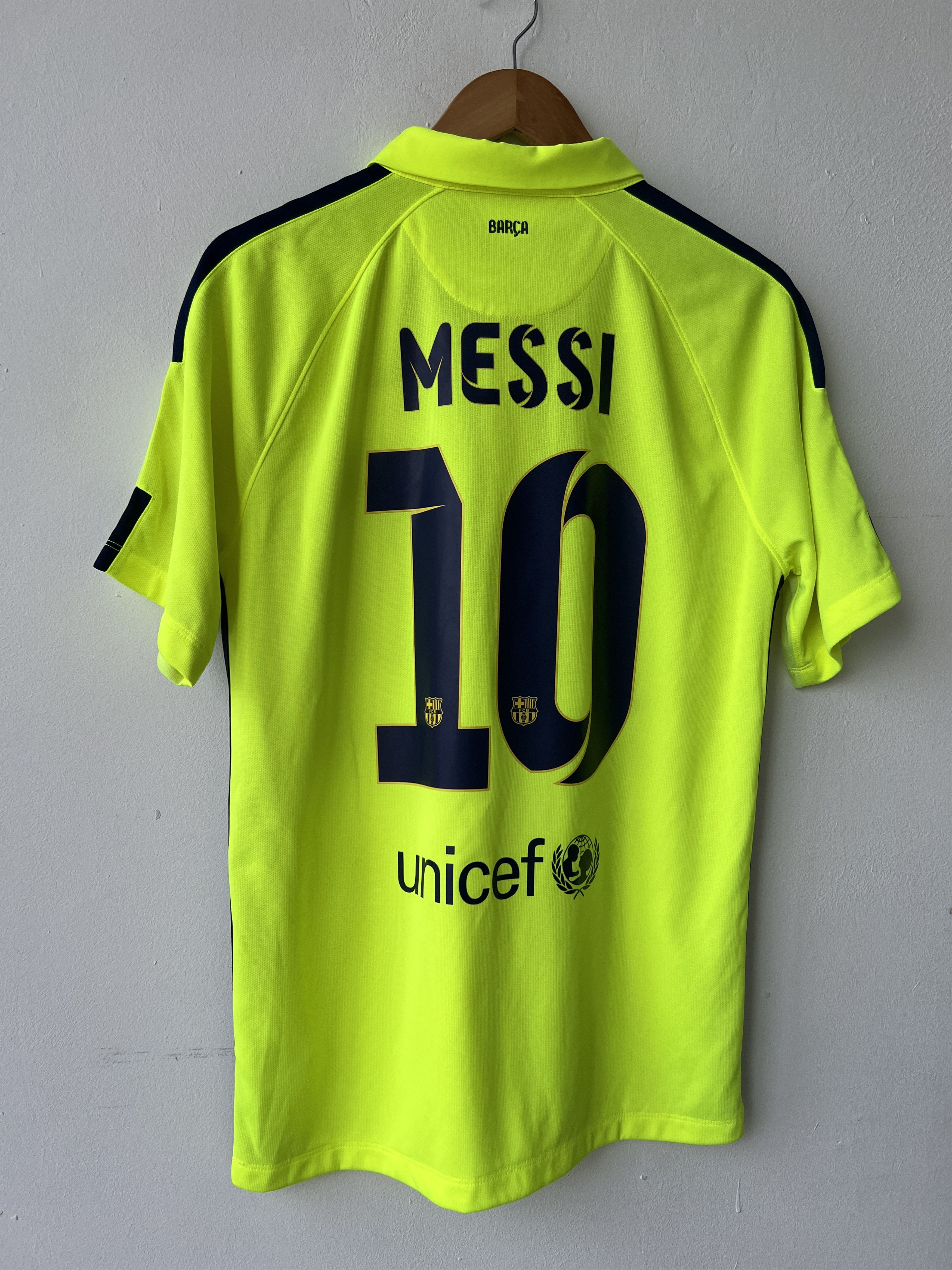 Nike (M) Barcelona 2014-15 Third Kit Messi #10 Size US M / EU 48-50 / 2 - 10 Thumbnail