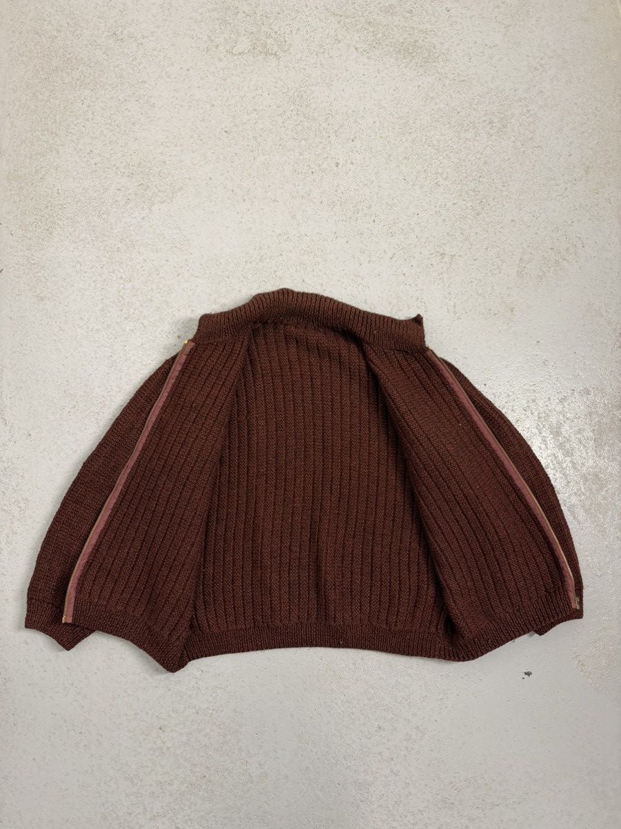 Vintage True Vintage 60s Dense Knitted Eclair Zip Sweater Size US L / EU 52-54 / 3 - 13 Thumbnail