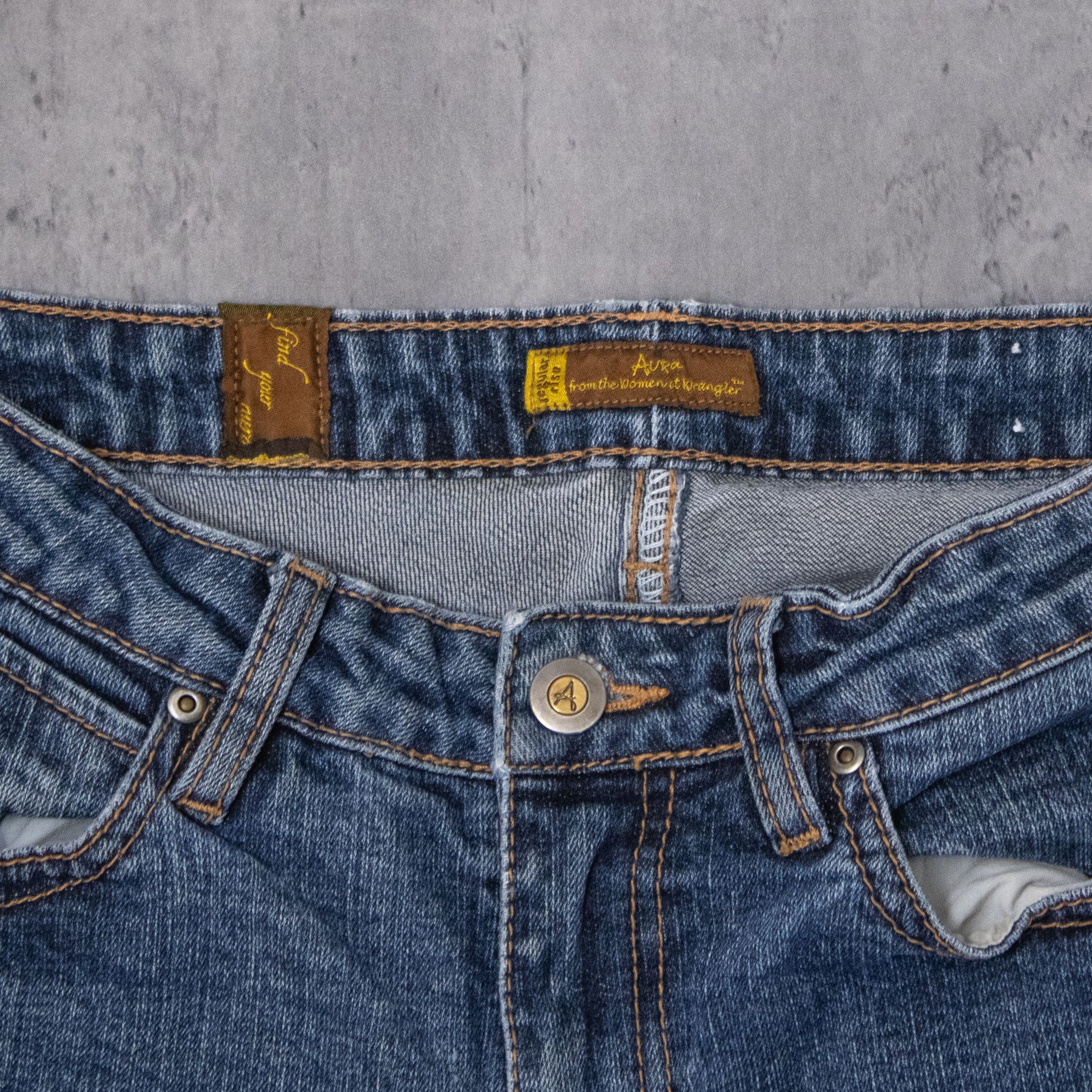 If Six Was Nine Vintage Y2K Arua Bootcut Mid Wash Baggy Denim Jeans Size US 29 - 9 Thumbnail