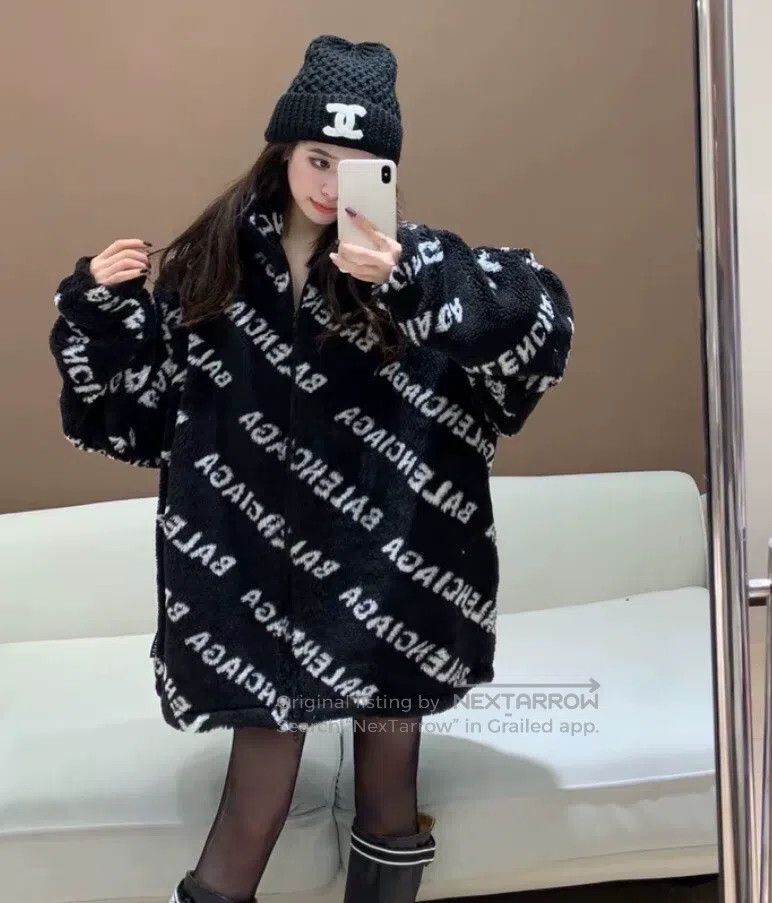 Balenciaga Balenciaga Black Logo Letter Printed All-Over Printed Stan Size XXS / US 00 / IT 34 - 8 Thumbnail