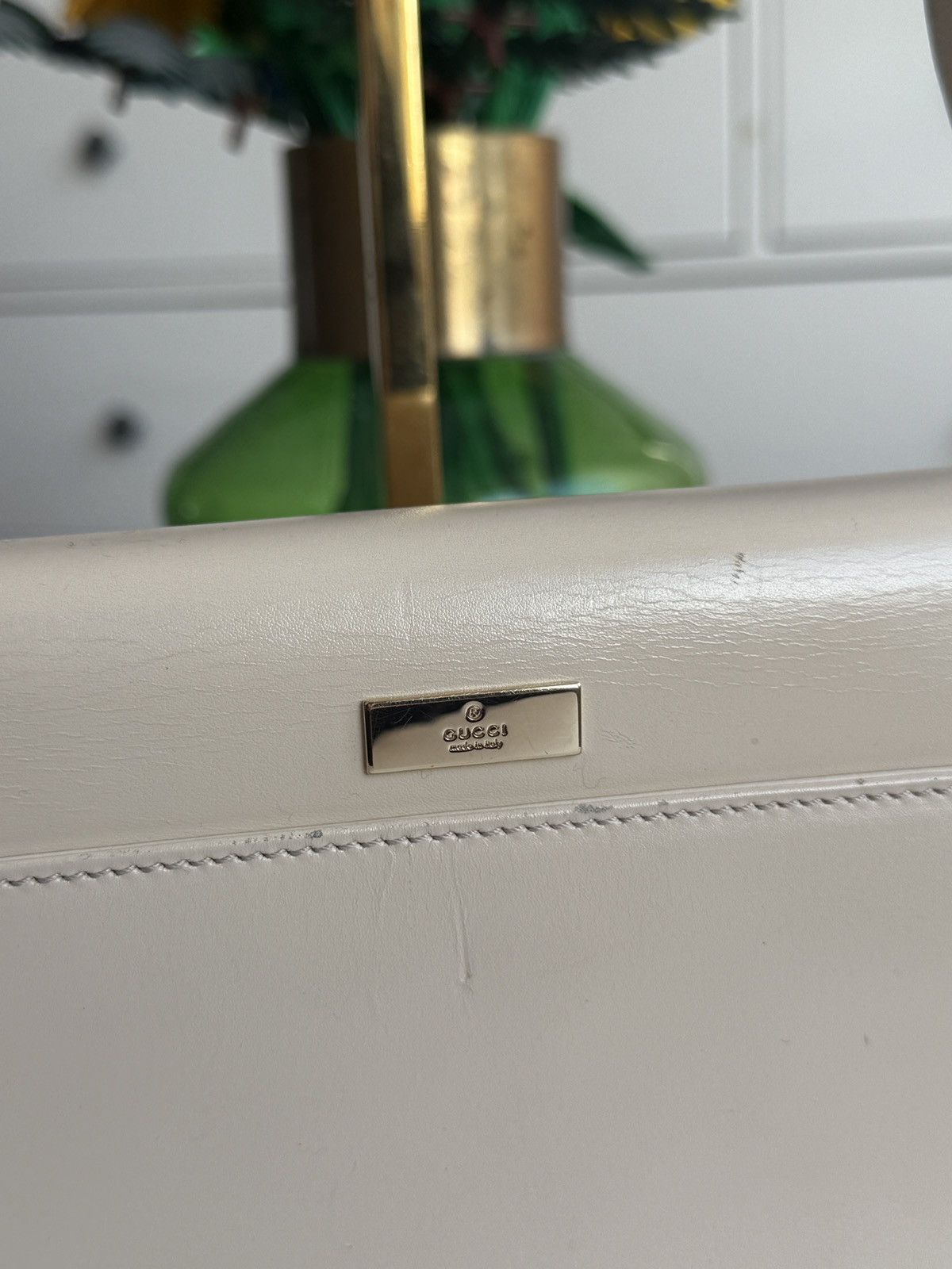 Designer × Gucci Vintage Gucci lady lock leather shoulderbag archive designer Size ONE SIZE - 10 Thumbnail