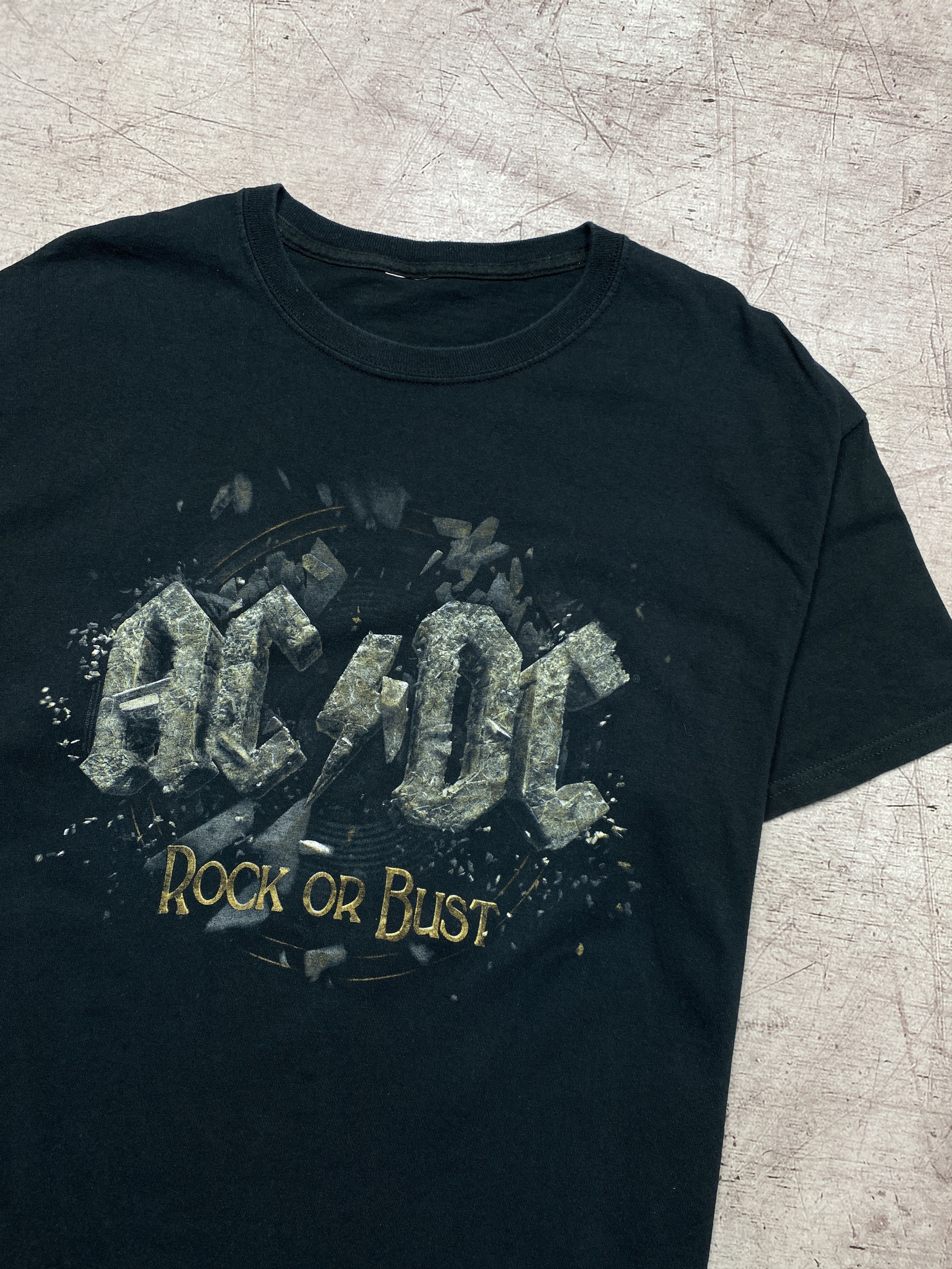 AC/DC × Band Tees AC DC Rock or Bust Vintage Rock Band T-Shirt Size US M / EU 48-50 / 2 - 2 Thumbnail