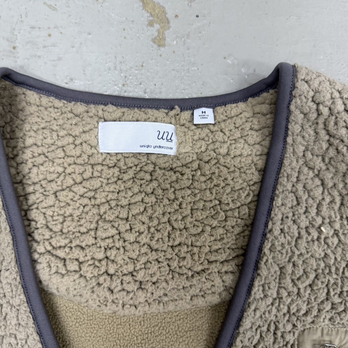 Japanese Brand × Undercover Undercover Uniqlo Sherpa Fleece Cardigan Jacket Rare Size US M / EU 48-50 / 2 - 4 Thumbnail