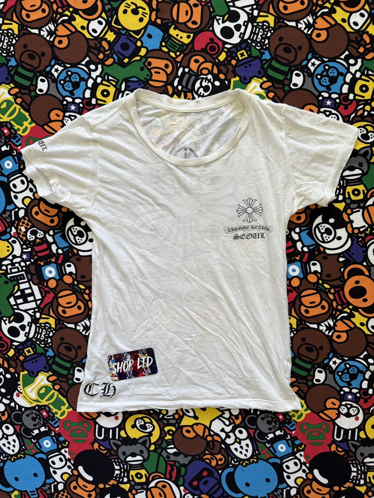 Chrome Hearts Chrome Hearts Seoul Cross Logo Tee Size XS / US 0-2 / IT 36-38 - 1 Thumbnail