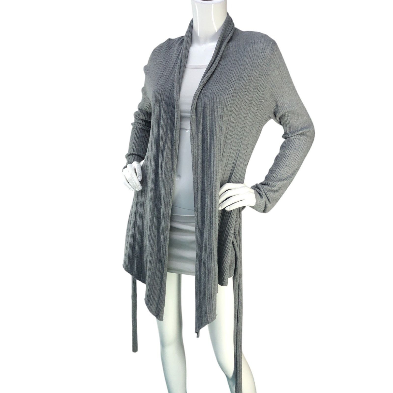 L'AGENCE L'Agence Sz S Cardigan Cashmere Silk Cotton Primrose Plisse Size S / US 4 / IT 40 - 1 Thumbnail