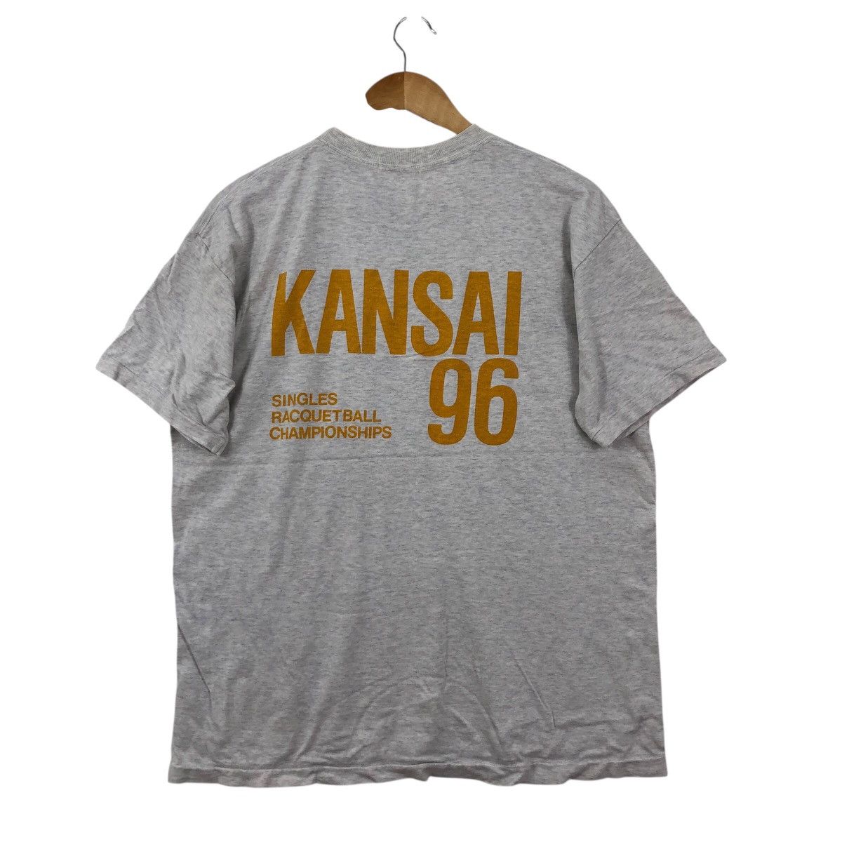 Vintage Vintage 90s KANSAI 96 Racquetball T Shirt Size L Size US L / EU 52-54 / 3 - 4 Thumbnail