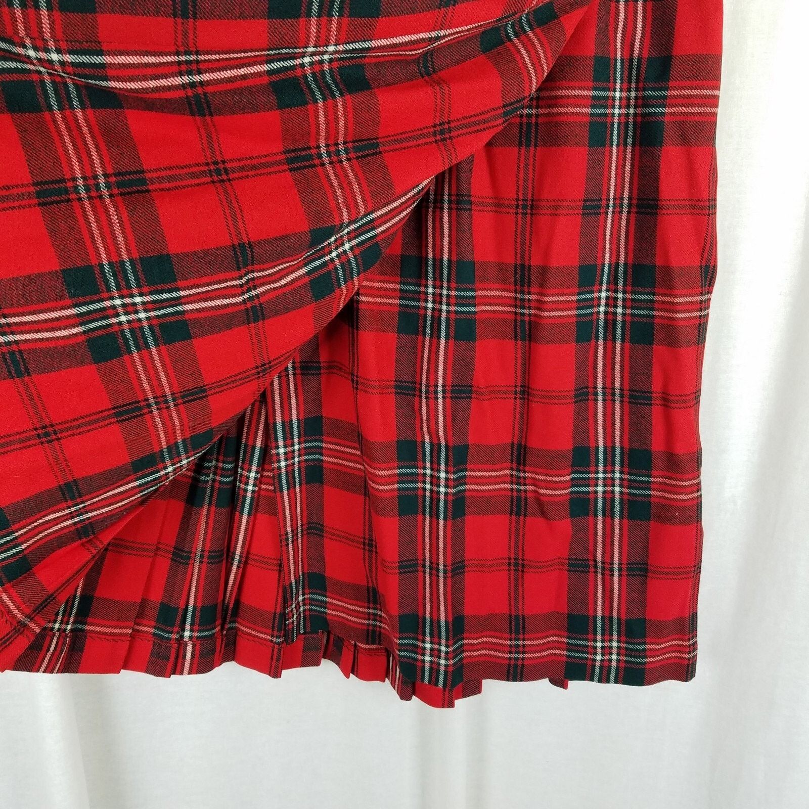 Vintage Vtg Celtic Craft Centre Tartan Plaid Kilt Skirt Wool Wrap XS Size 27" / US 4 / IT 40 - 7 Thumbnail